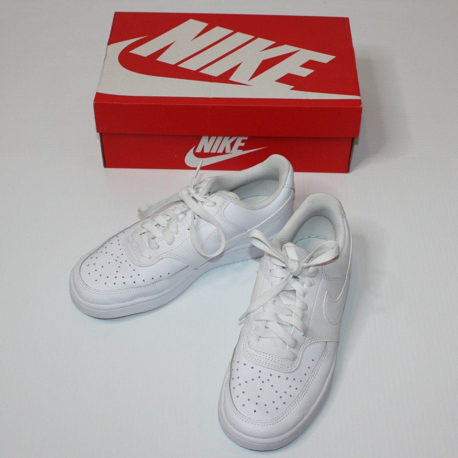 Nike Court Vision Low Sneakers Shoes in White Color and size US 7 Size US 7 / IT 37 - 3 Thumbnail