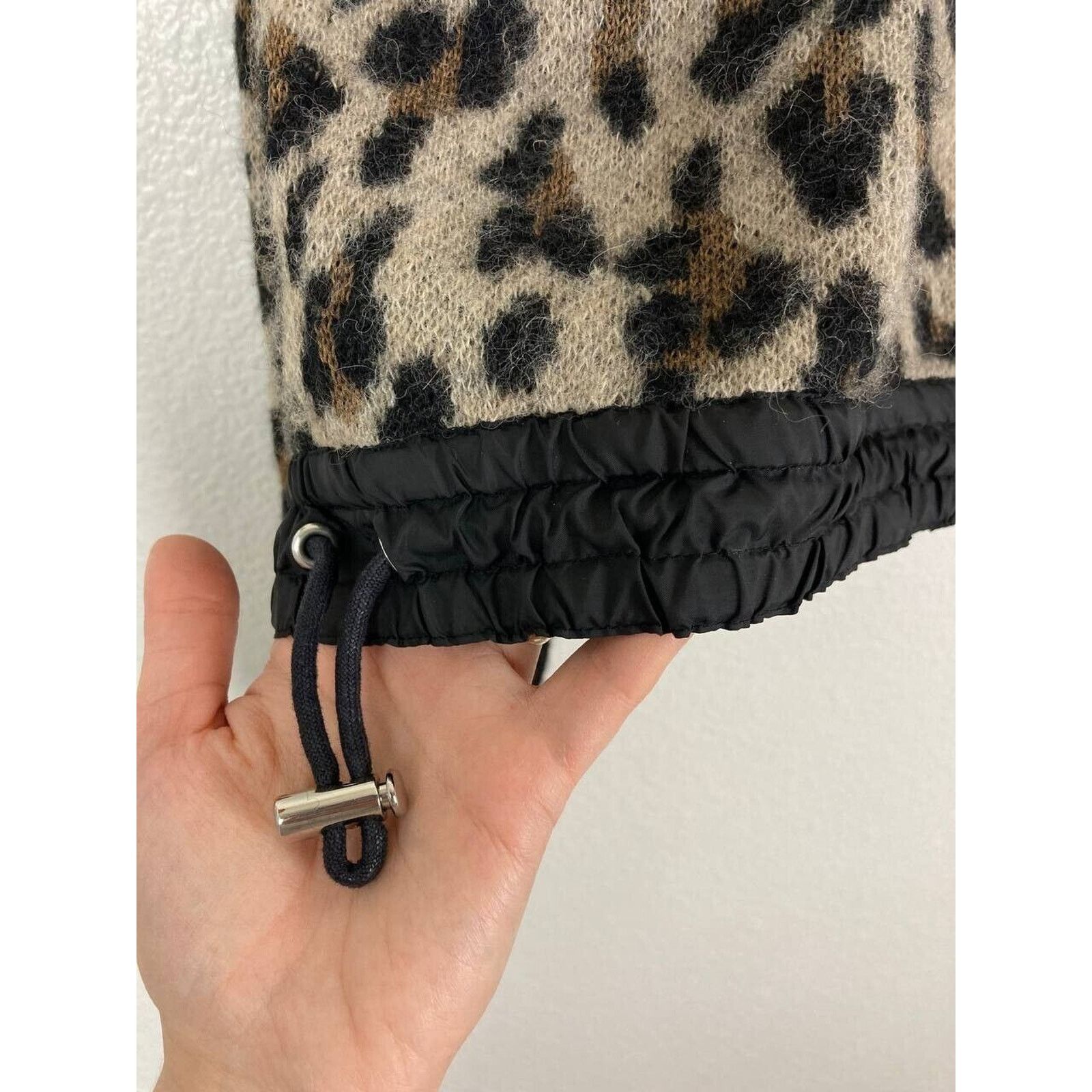 Sacai Sacai Leopard Print Alpaca Wool Sweater Medium Turtleneck Size M / US 6-8 / IT 42-44 - 10 Thumbnail