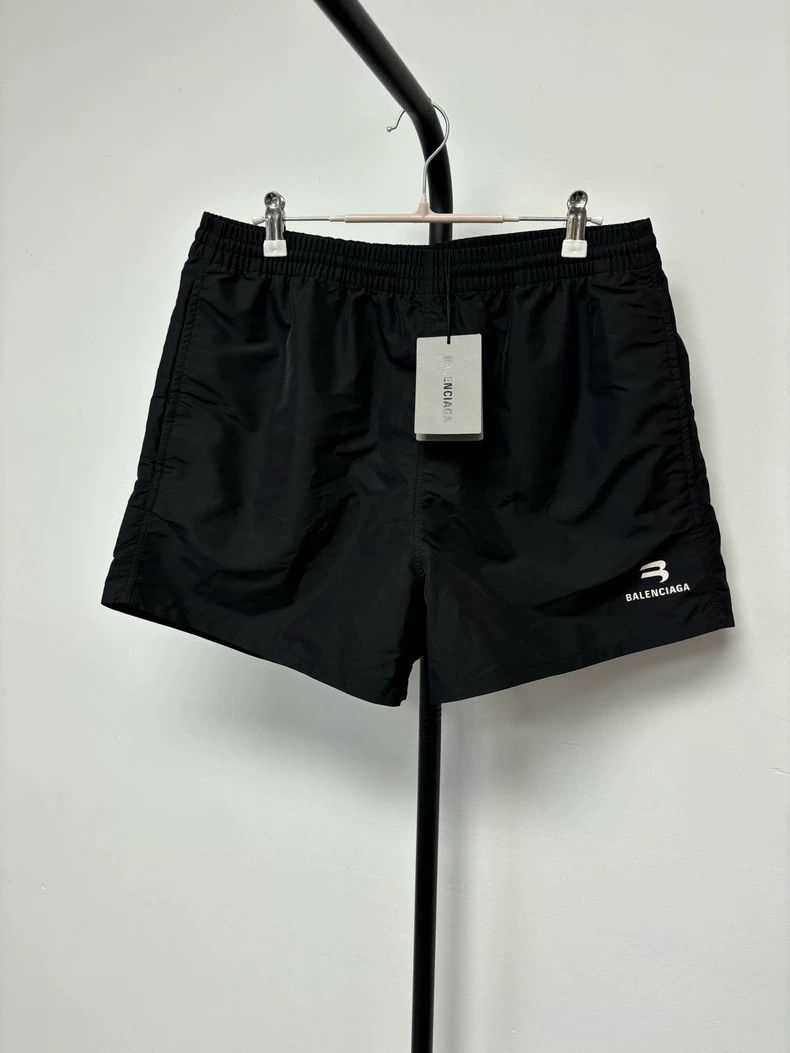 Balenciaga Balenciaga Sport B Black Athletic Shorts-yf Size US 30 / EU 46 - 1 Thumbnail