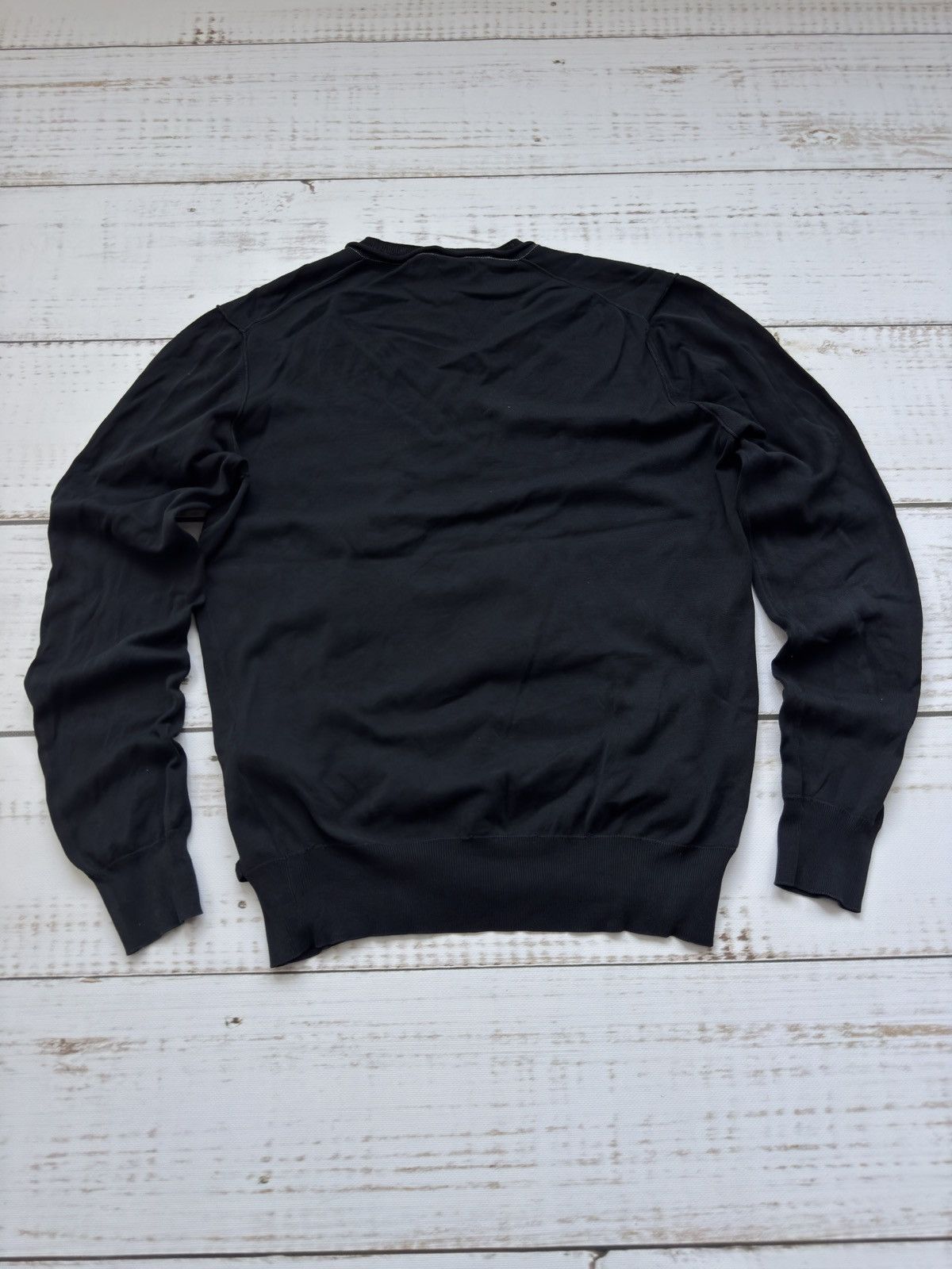Prada Prada V-neck Sweater Black Tab Luxury Size US L / EU 52-54 / 3 - 5 Thumbnail