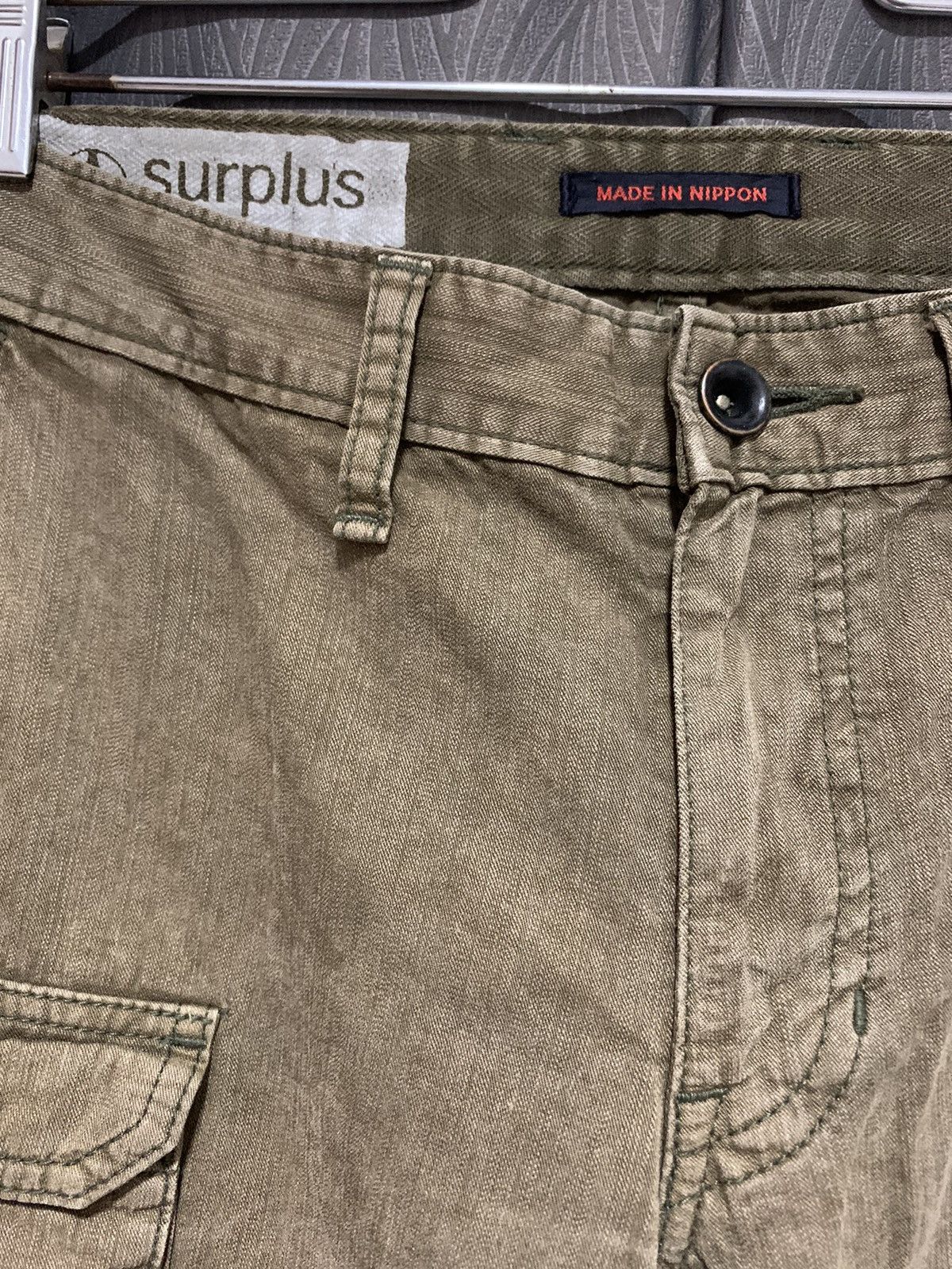 Japanese Brand Surplus Low rise multi pockets bootcut cargo pants Size US 32 / EU 48 - 6 Thumbnail