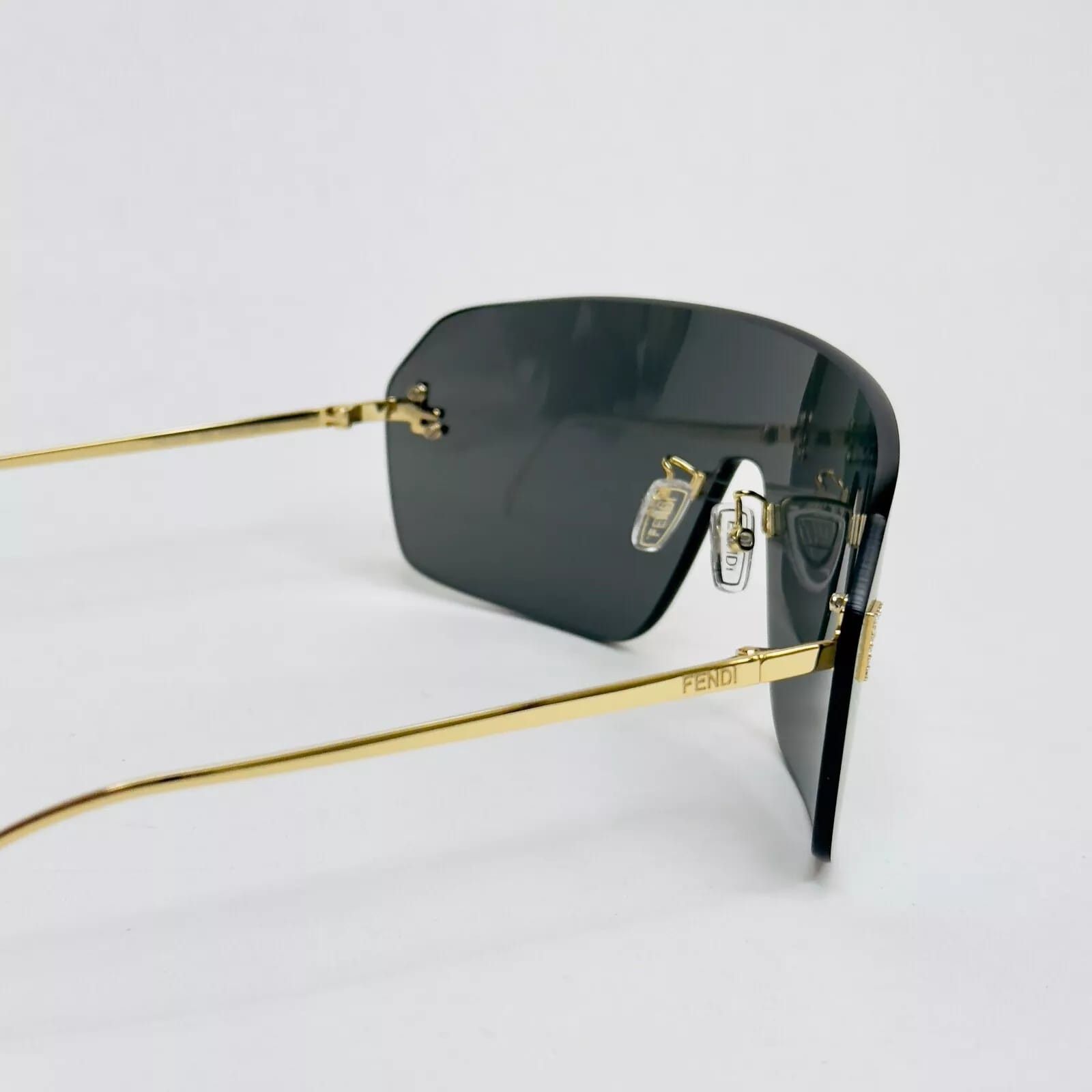 Fendi FENDI FIRST 4121 Gold Blue Mirror Unisex Mask FE4121US Size ONE SIZE - 9 Thumbnail