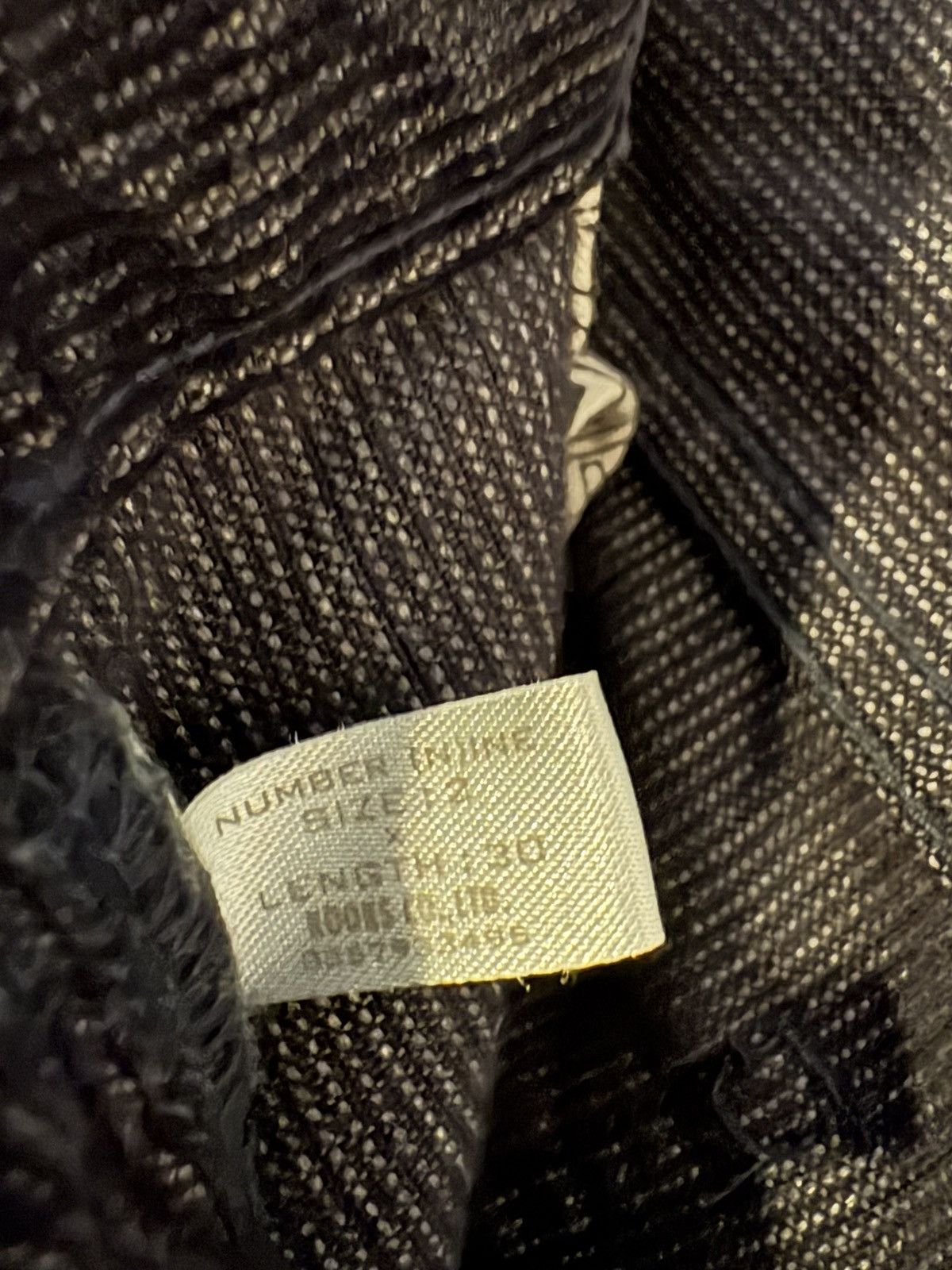 Number (N)ine Number (N)ine Corduroy pants black Size US 28 / EU 44 - 4 Thumbnail