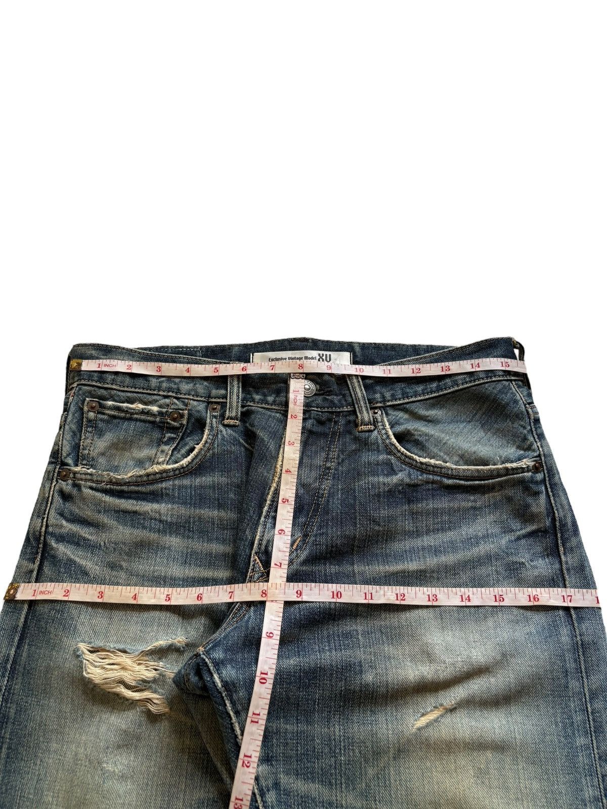 Edwin Exclusive Vintage Edwin Mud Wash Distressed Loose Jeans Size US 31 - 12 Thumbnail