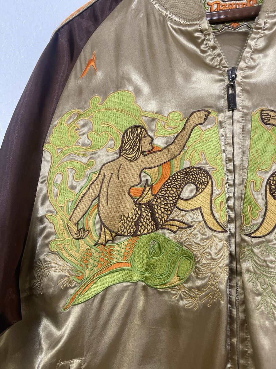 Japanese Brand × Toyo Enterprises 💥90'S JAPAN SUKAJAN SOUVENIR POSEIDON AZZURE JACKET Size US XL / EU 56 / 4 - 3 Thumbnail