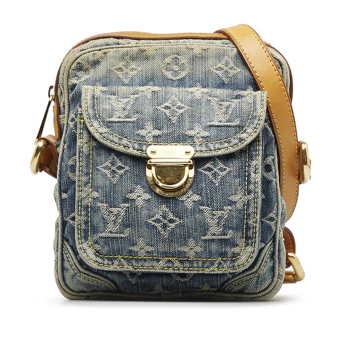 Louis Vuitton Camera Bag Monogram Denim at 1stDibs  louis vuitton denim  camera bag, lv denim crossbody, louis vuitton denim crossbody bag