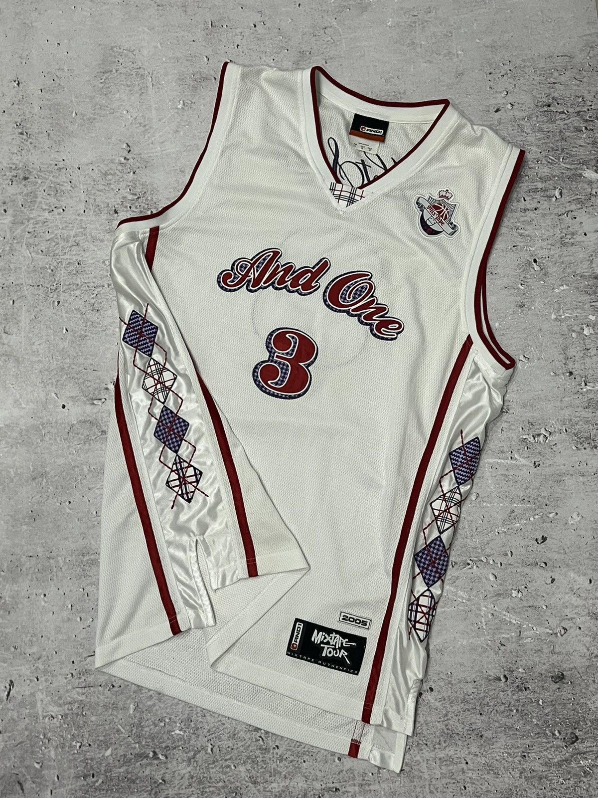 Vintage Vintage 2005 And1 Mixtape Tour Hot Sauce Basketball Jersey