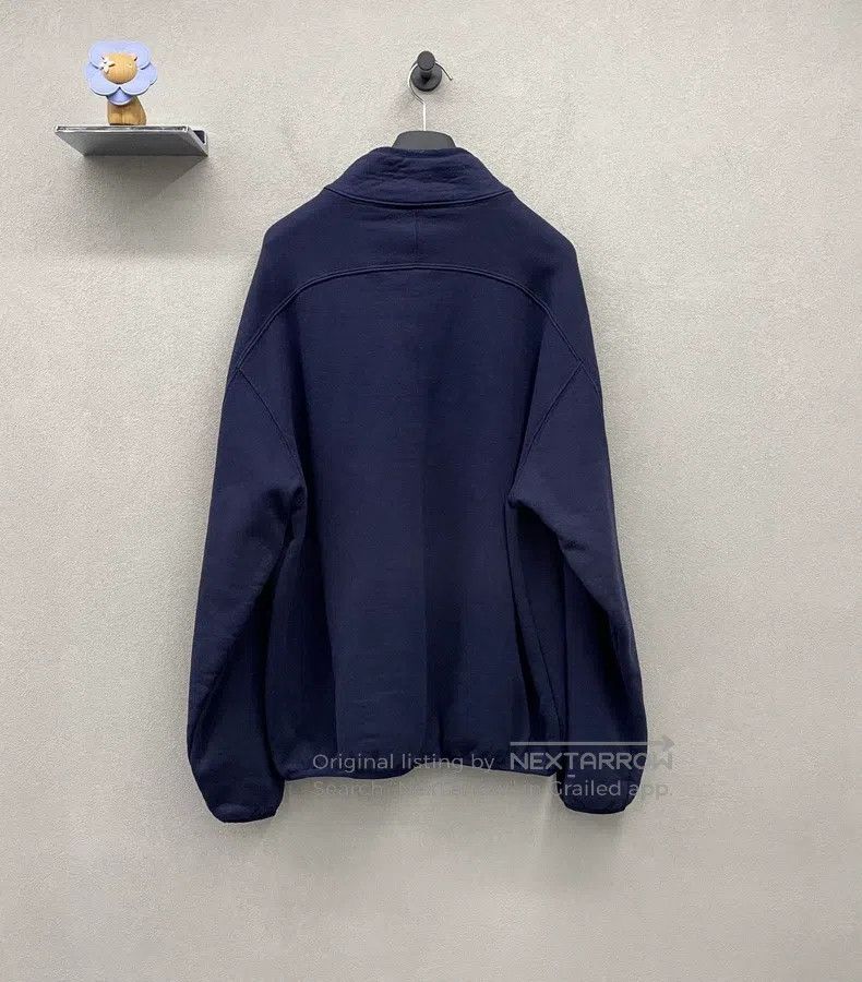 Dior Dior Dark blue embroidered half-zip sweatshirt Size US L / EU 52-54 / 3 - 2 Thumbnail
