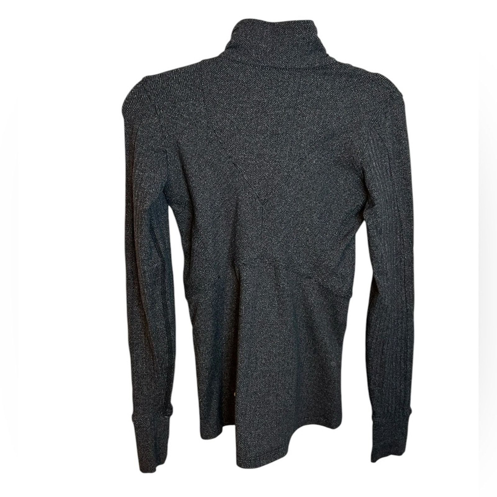 Lululemon Lululemon Heathered Herringbone Kanto Catch Me 1/2 Zip Size S / US 4 / IT 40 - 2 Thumbnail