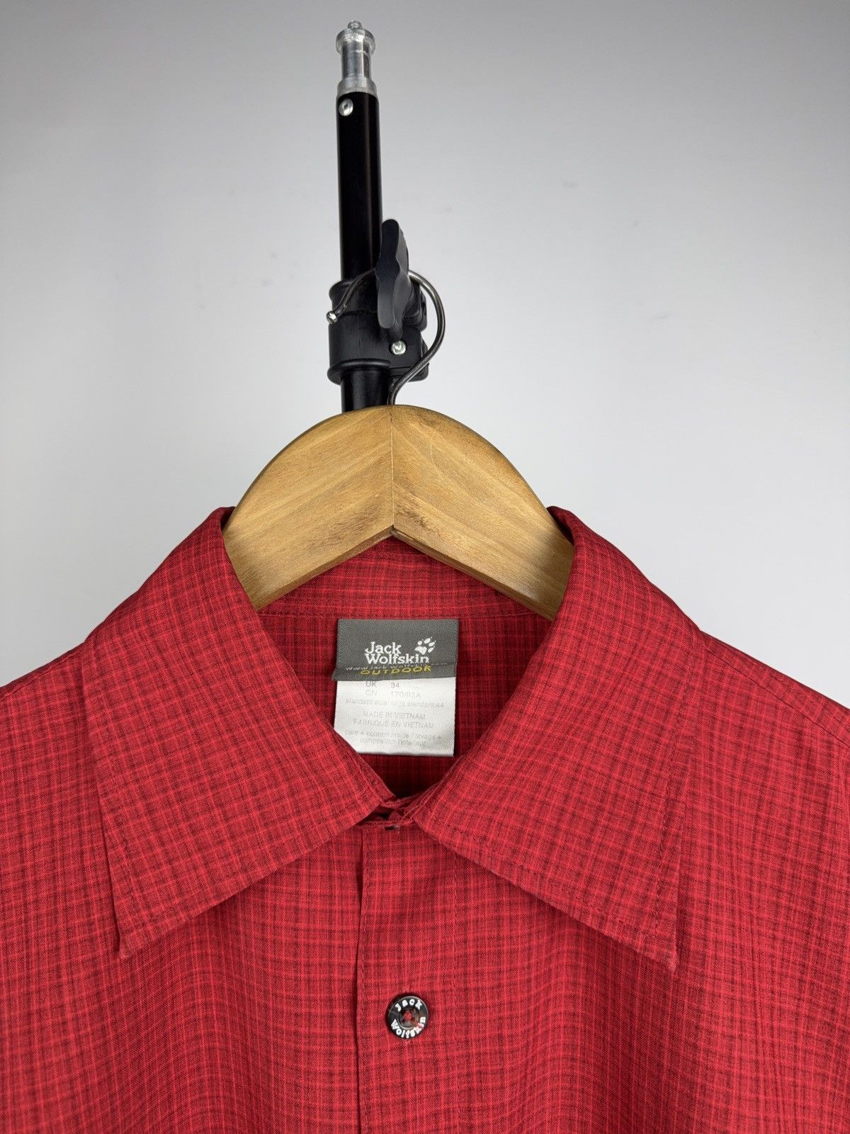 Jack Wolfskin Jack Wolfskin Outdoor Gorpcore Plaid Shirt Green Hiking Size US S / EU 44-46 / 1 - 5 Thumbnail