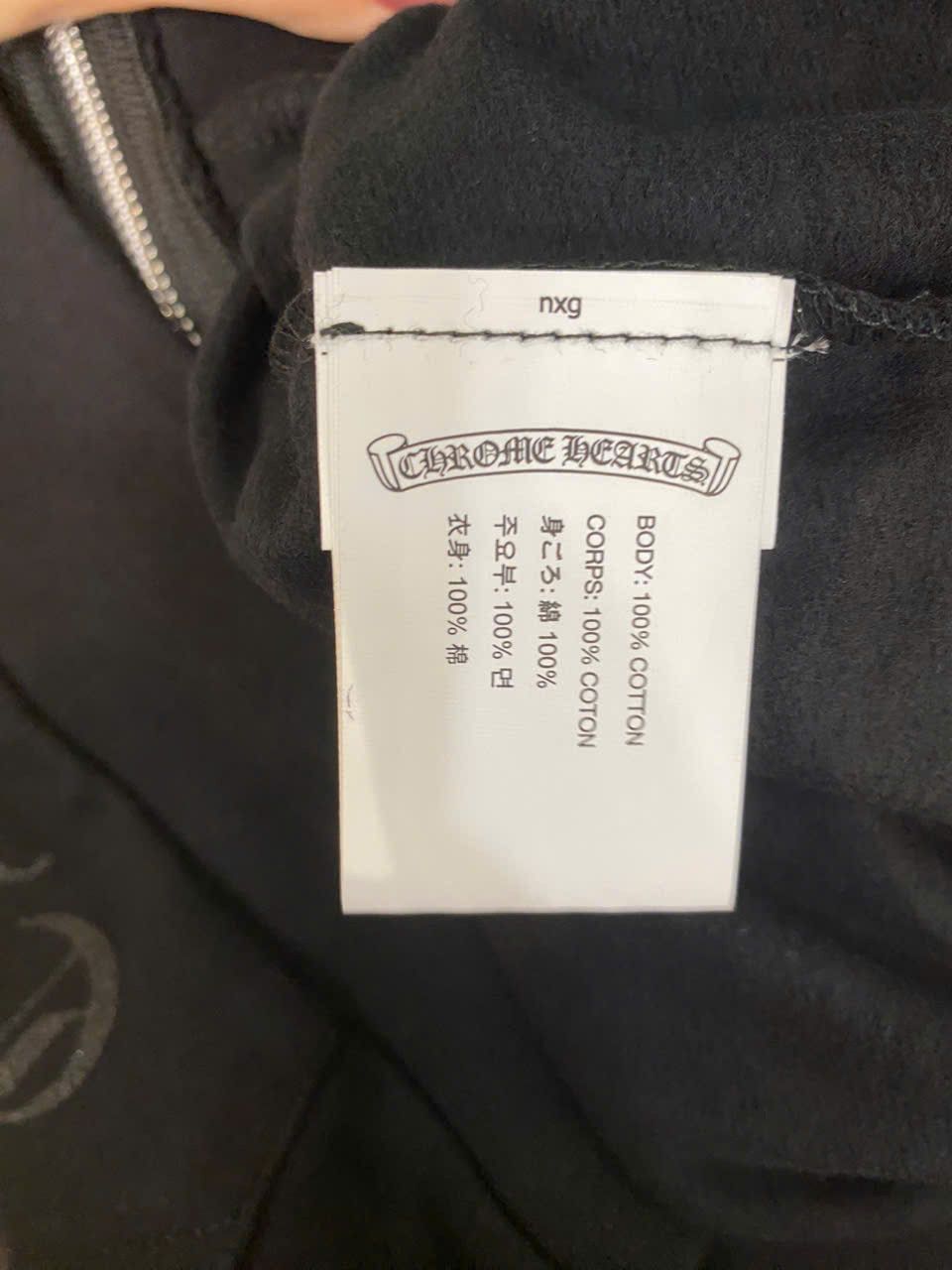 Chrome Hearts CHROME HEARTS Rolling Stones Zip Up Hoodie BLACK Size US L / EU 52-54 / 3 - 13 Thumbnail