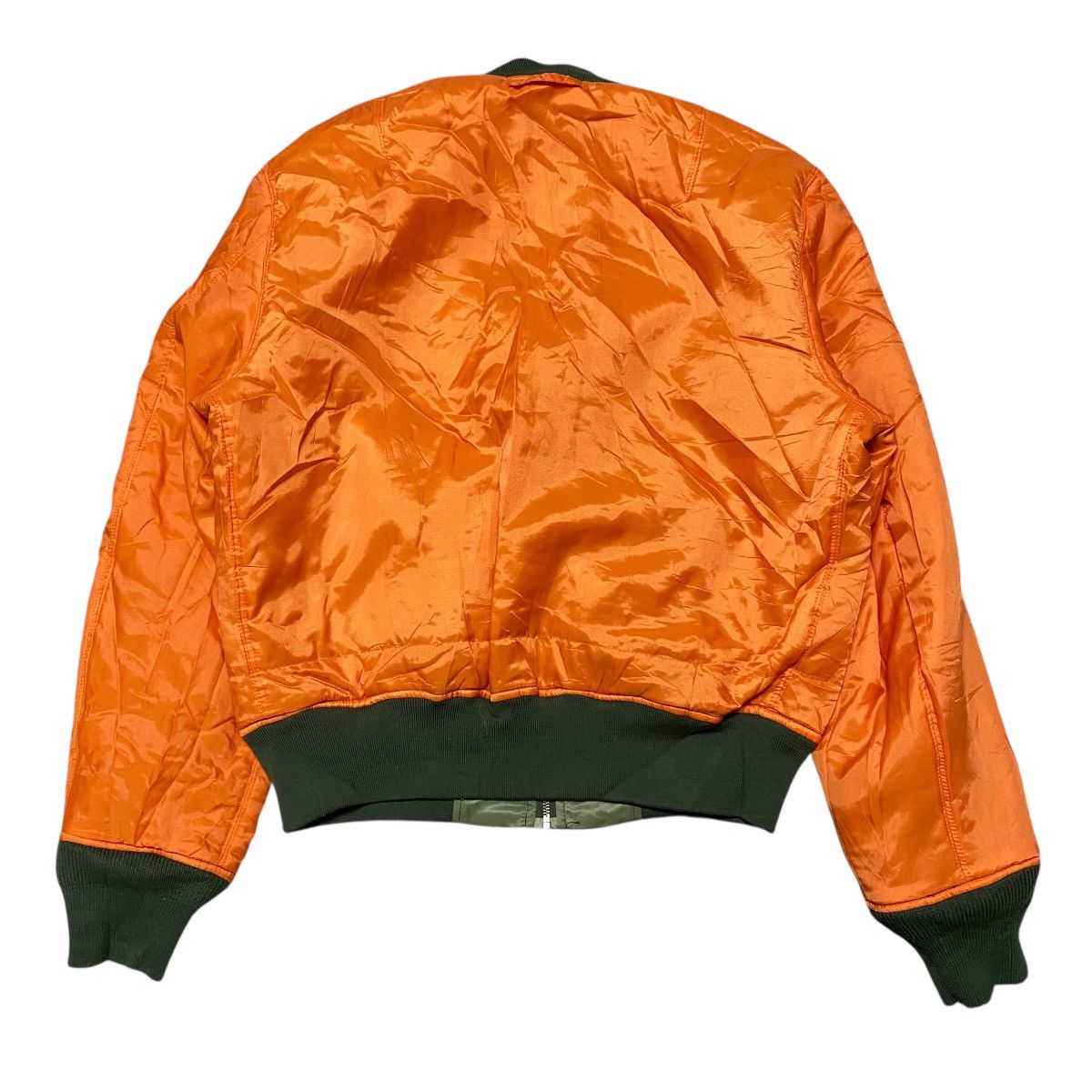 Japanese Brand Kawasaki MA-1 Bomber Jacket Reversible Sunfaded Size US XL / EU 56 / 4 - 4 Thumbnail