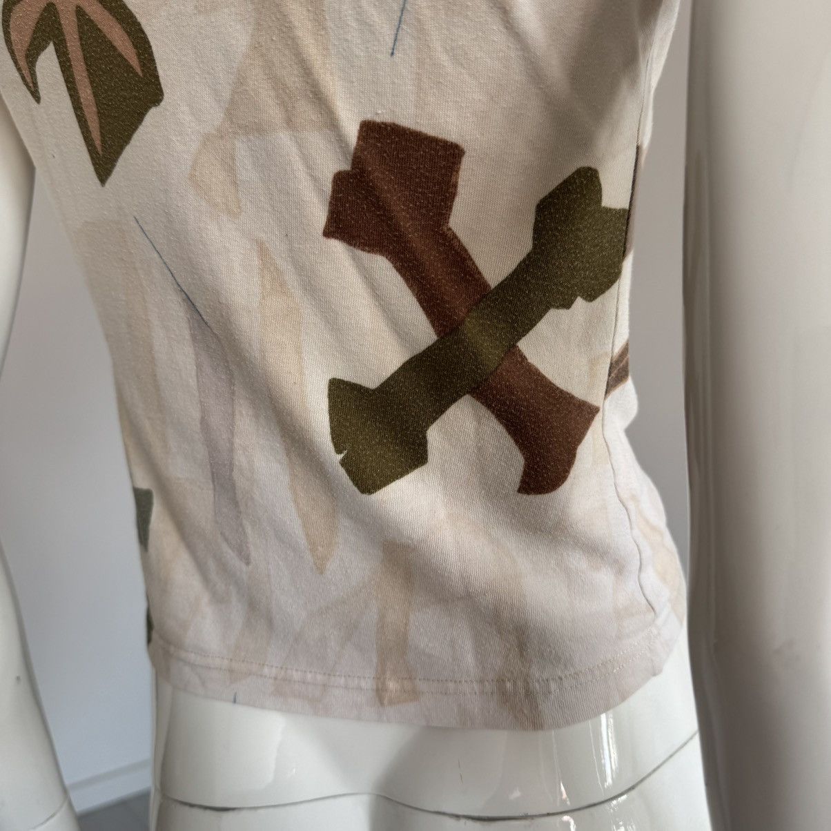 Dior Vintage Christian Dior 2001 fitted top abstract skull rare Size S / US 4 / IT 40 - 7 Thumbnail