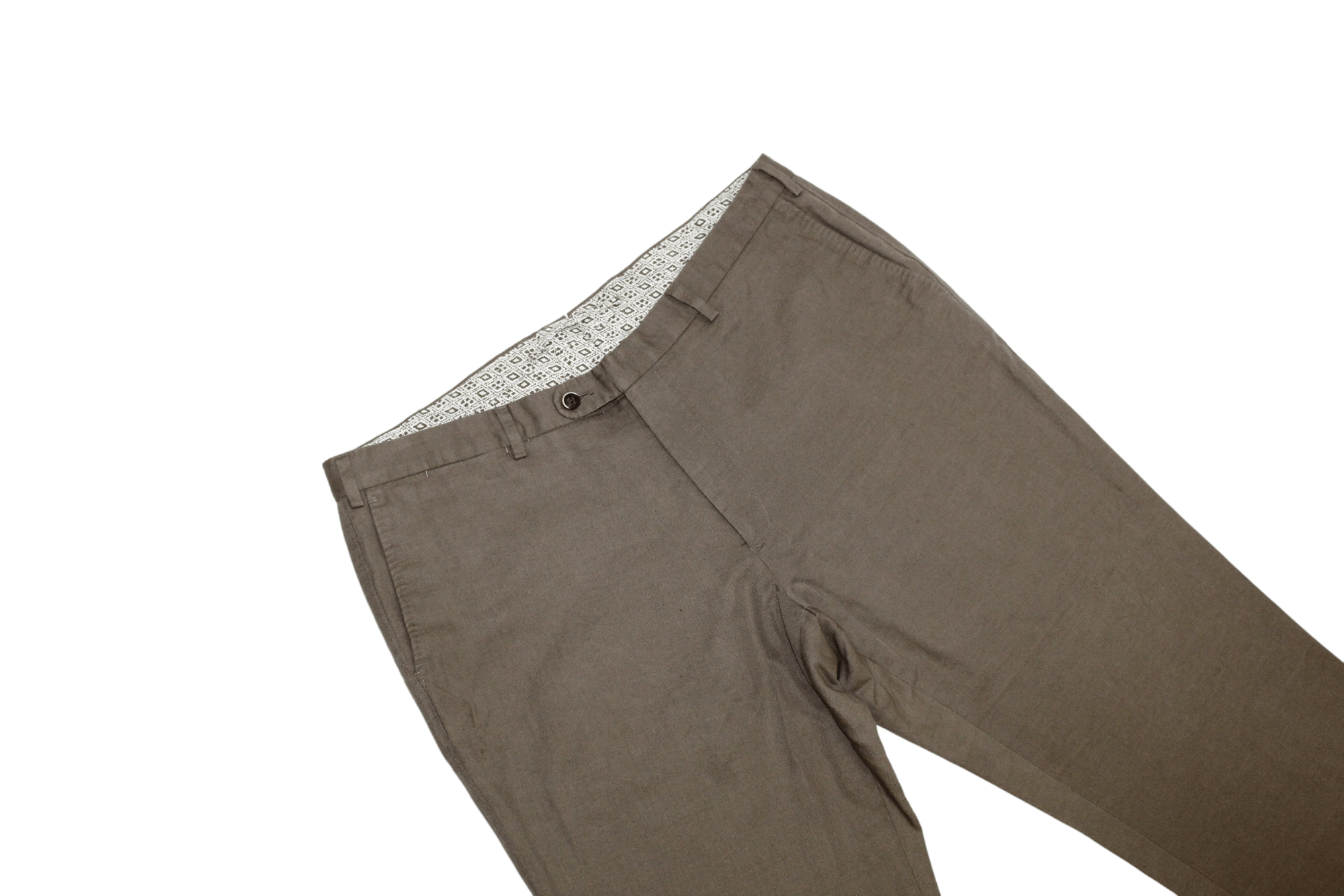 Suitsupply Suitsupply Cotton Linen Straight-leg Chino Pants mod.B539 Size US 38 / EU 54 - 4 Thumbnail