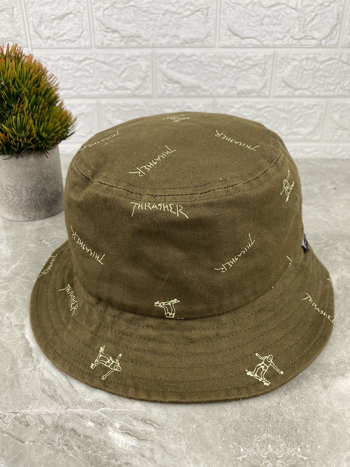 Thrasher Thrasher Full Print Bucket Hat Size ONE SIZE - 2 Thumbnail