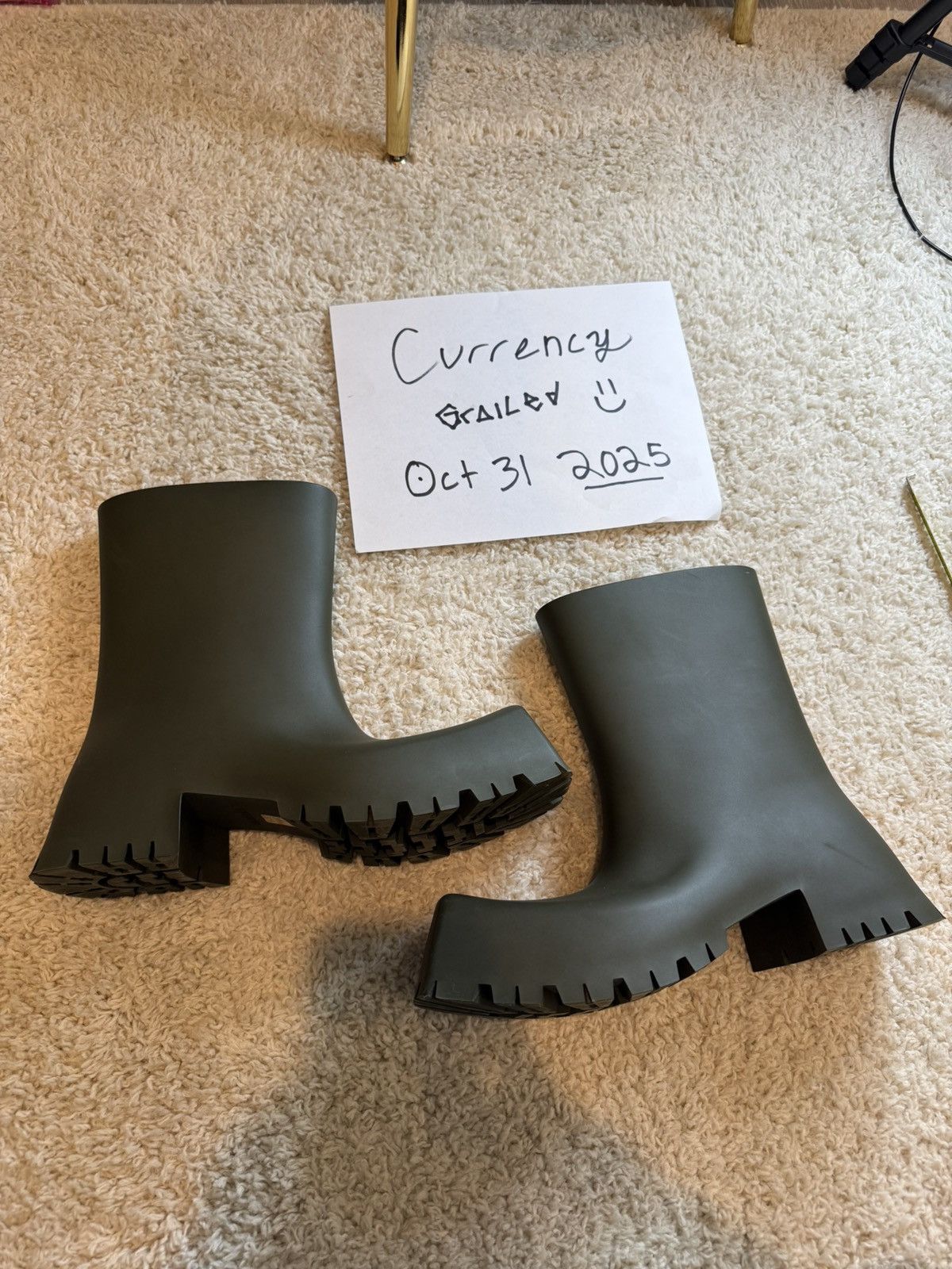 BALENCIAGA Trooper アンクルブーツ Balenciaga Trooper Rubber Low