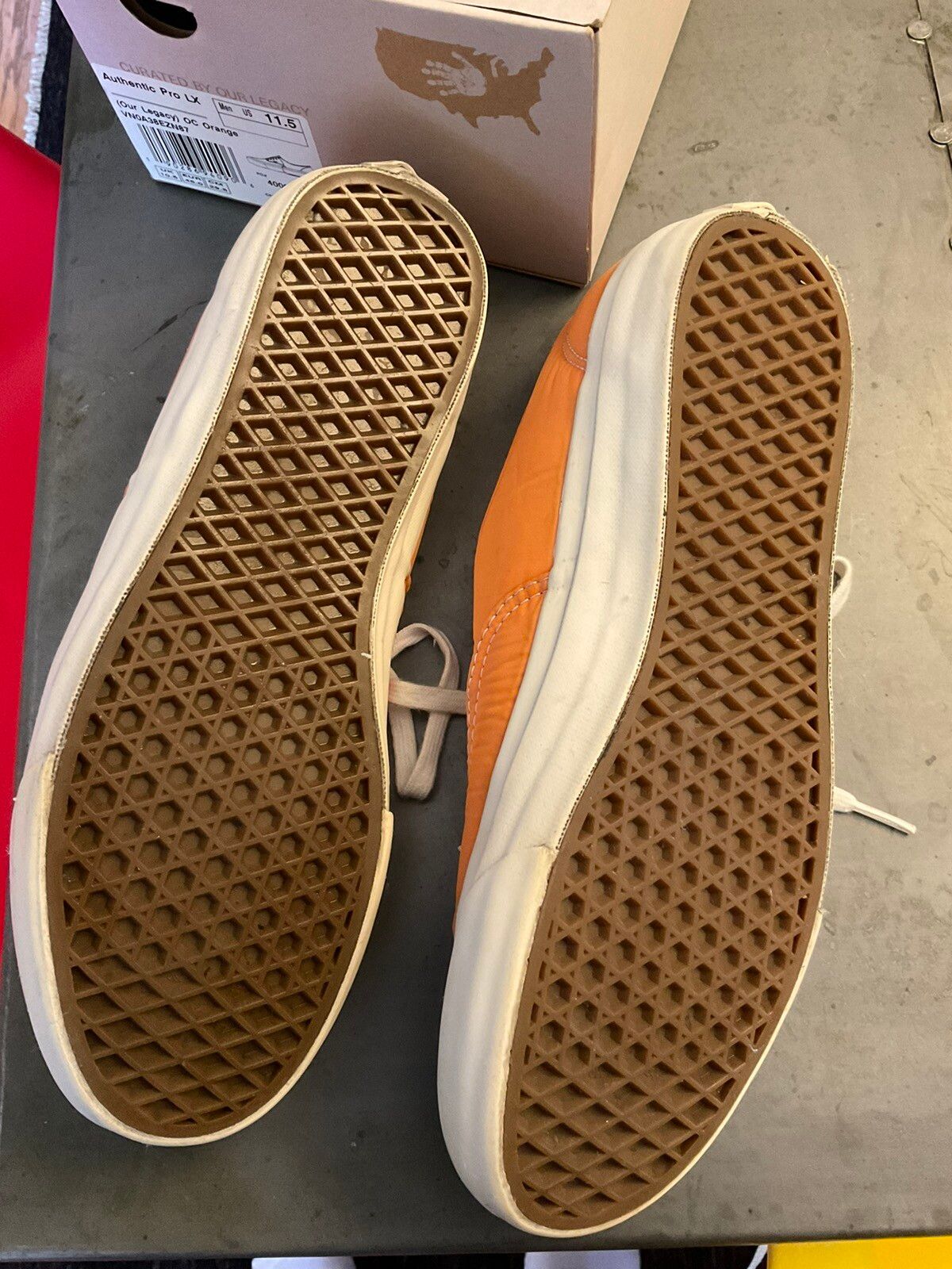 Our Legacy Vans / Our Legacy Authentic Pro LX in OC Orange Nylon Size US 11.5 / EU 44-45 - 6 Preview
