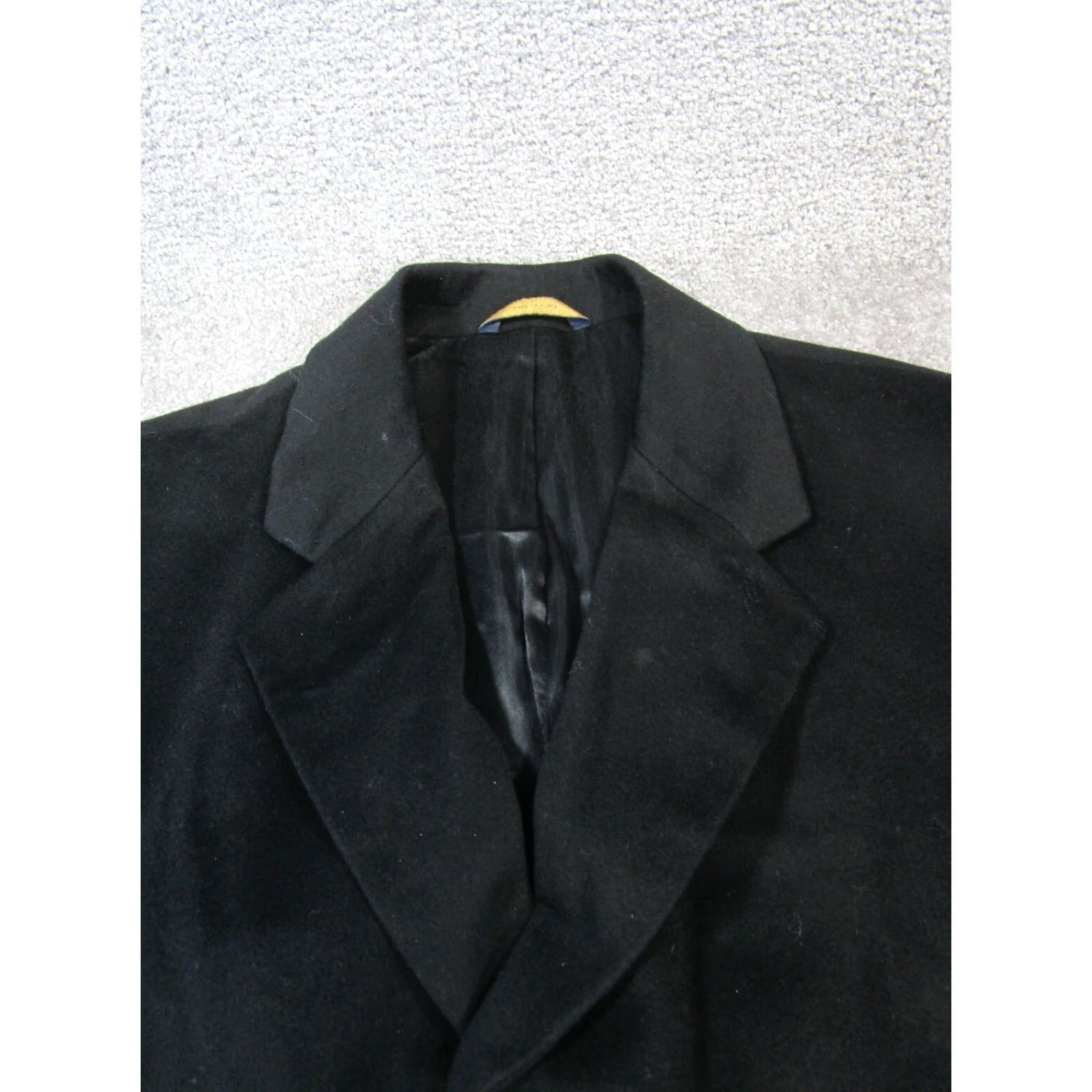 Brooks Brothers Brooks Brothers Overcoat Coat Mens 42 Black Wool Loro Piana Wool Storm 42 2 Piece Regular Wool Solid 90s? Sports Theme Mens Size US XS / EU 42 / 0 - 2 Thumbnail
