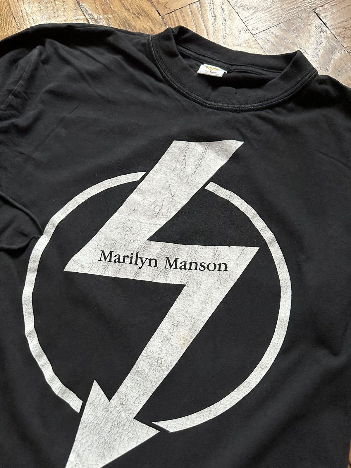 Band Tees Marilyn Manson Vintage 90's Band Logo Long Sleeve T Shirt Size US M / EU 48-50 / 2 - 6 Thumbnail