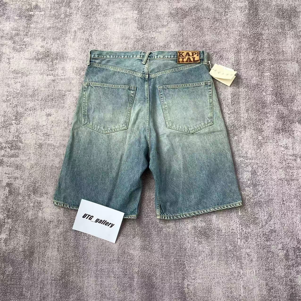 Kapital Kapital Gemstone Studded Denim Shorts *size34 — NWT Size US 34 / EU 50 - 2 Thumbnail