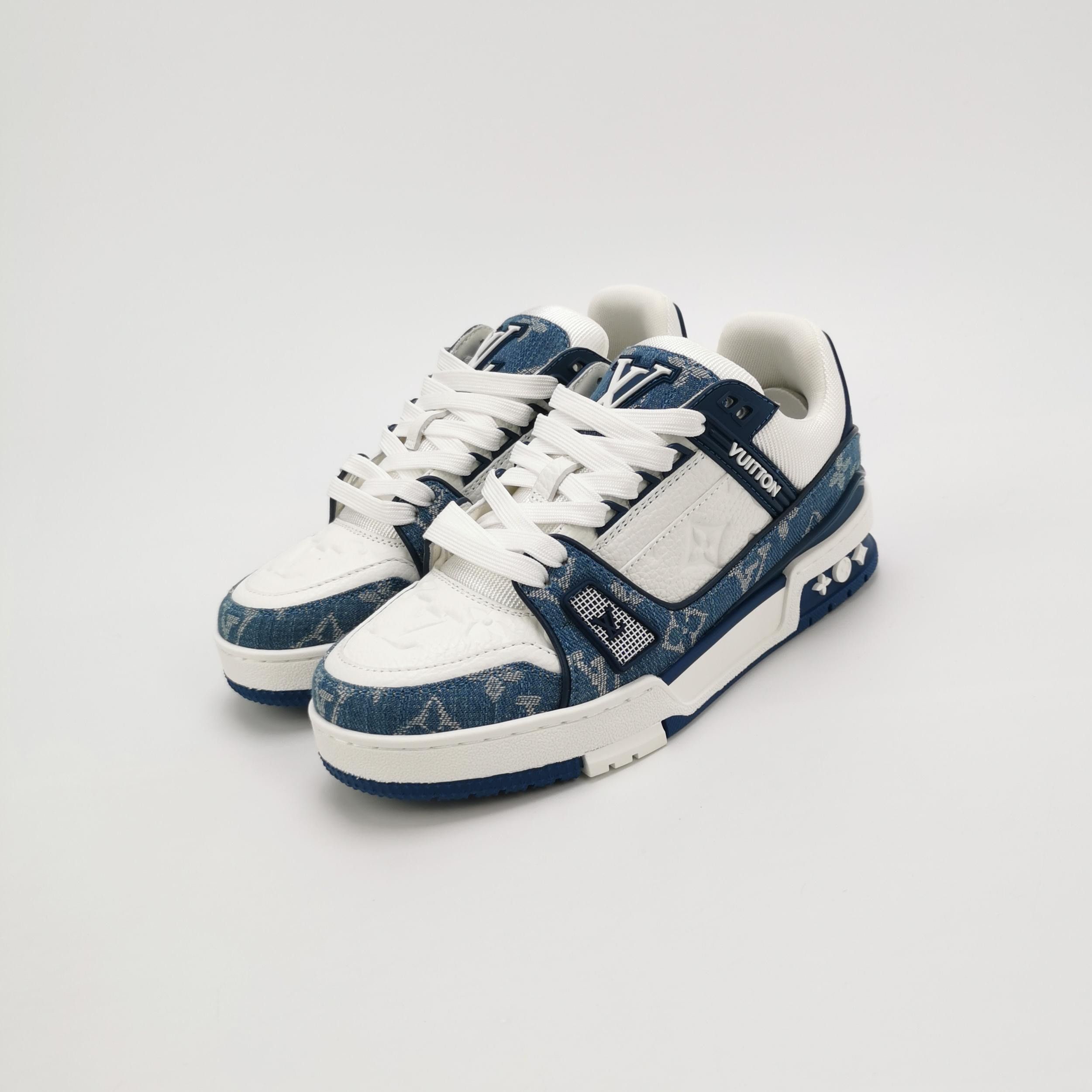 Louis Vuitton louis vuitton denim trainer 0099 Size US 5.5 / EU 38 - 2 Thumbnail