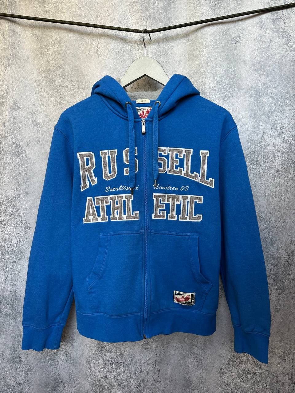 Russell Athletic Russell Athletic Full Zip Hoodie Vintage Sunfaded Rich USA Size US M / EU 48-50 / 2 - 2 Thumbnail