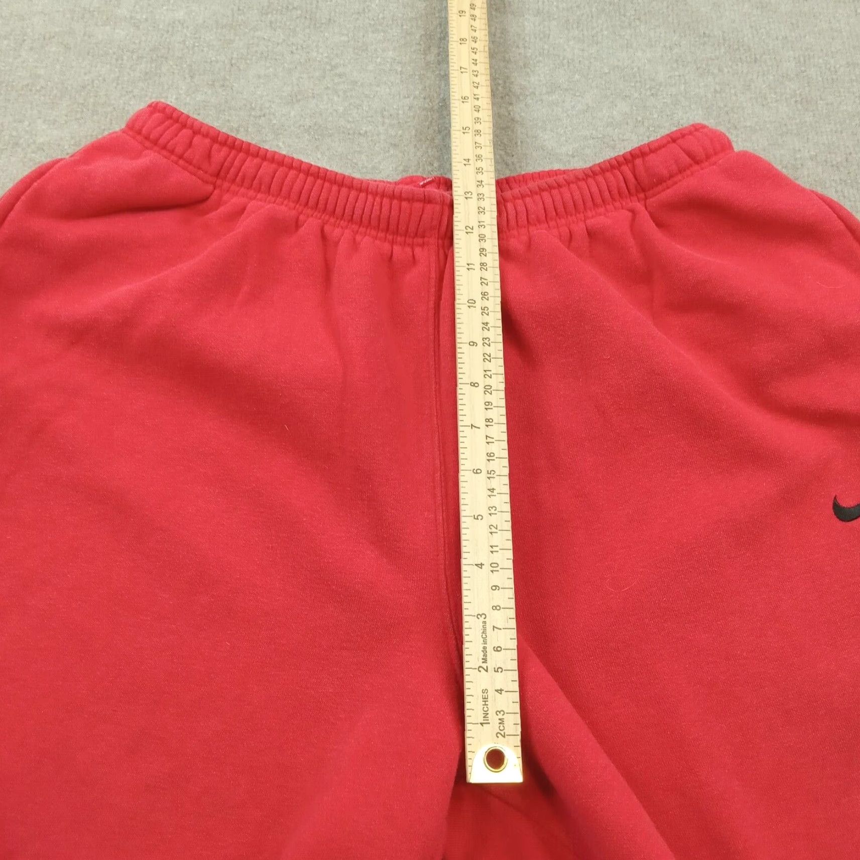 Nike VINTAGE Nike Pants Mens Extra Large Red Track Pants Athletic Drawstring Pockets Size US 33 - 6 Thumbnail