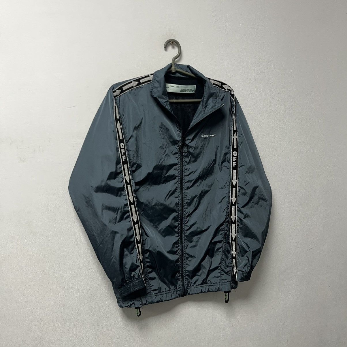 Off-White Off White Light Nylon Track jacket Size US S / EU 44-46 / 1 - 3 Thumbnail