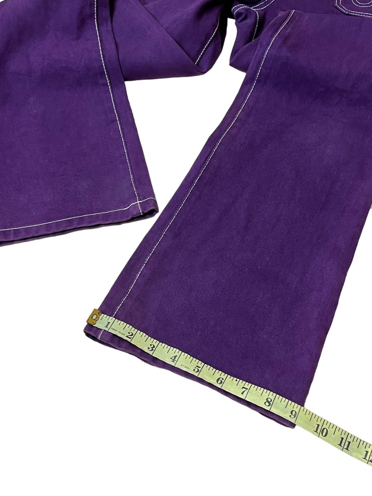 Japanese Brand VINTAGE JAPANESE NUVE PURPLE BUSHPANT FLARE DENIM Size US 29 - 14 Thumbnail