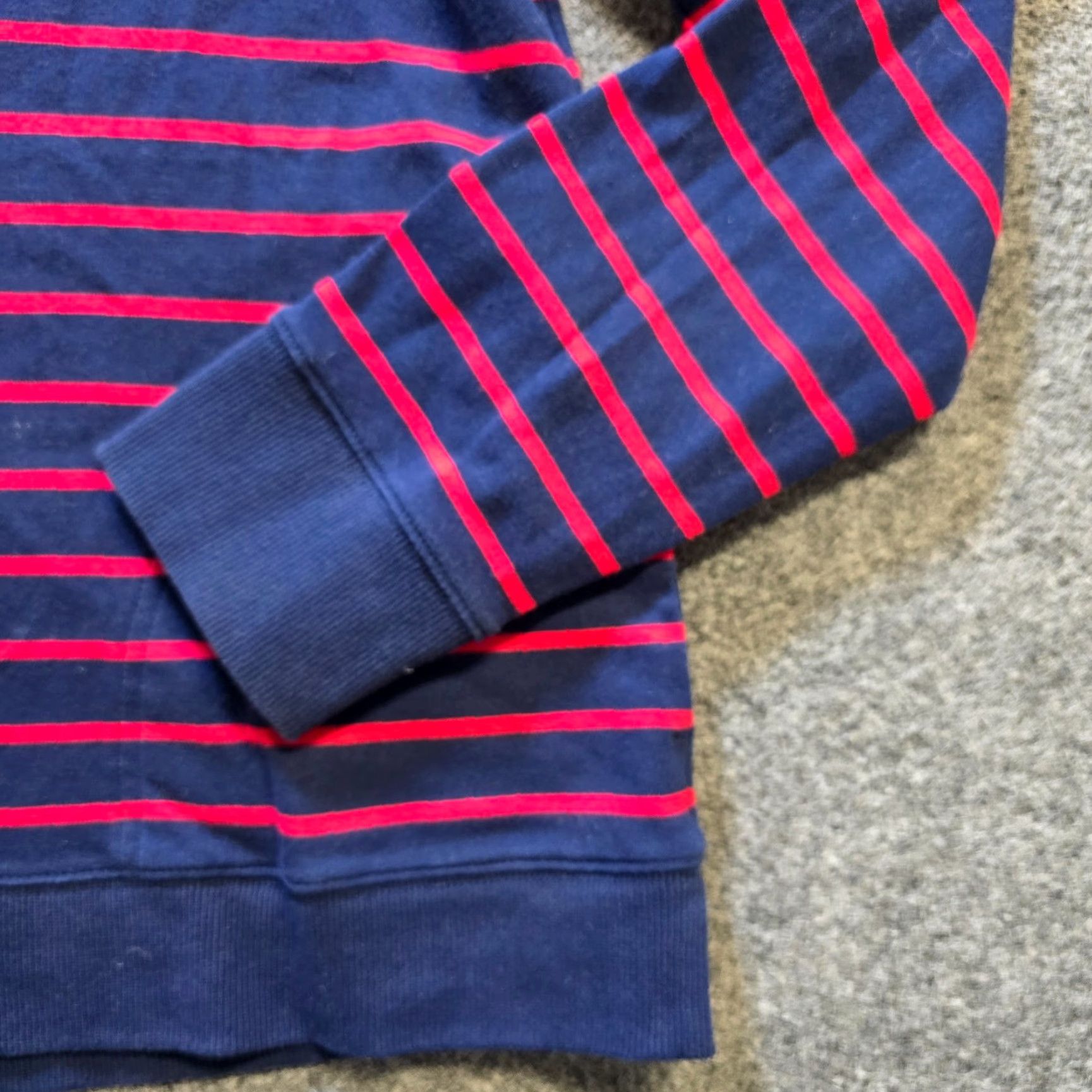 Vineyard Vines Vineyard Vines Hoodie Womens M Blue Red Stripe Preppy Nautical Sweatshirt Pullover Hooded Regular Knit Cotton Logo Modern Spring Fall Winter Size M / US 6-8 / IT 42-44 - 4 Thumbnail