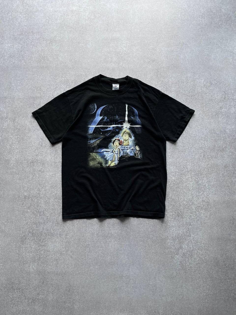 Vintage Vintage Family Guy Star Wars Promo Boxy T-shirt Y2K L Size US L / EU 52-54 / 3 - 2 Thumbnail