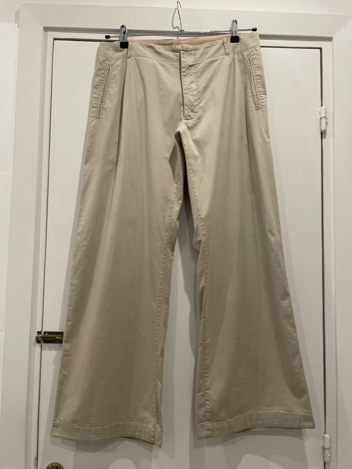 Dolce & Gabbana 2000s Wide Cotton Flight Pants Size US 32 / EU 48 - 1 Thumbnail