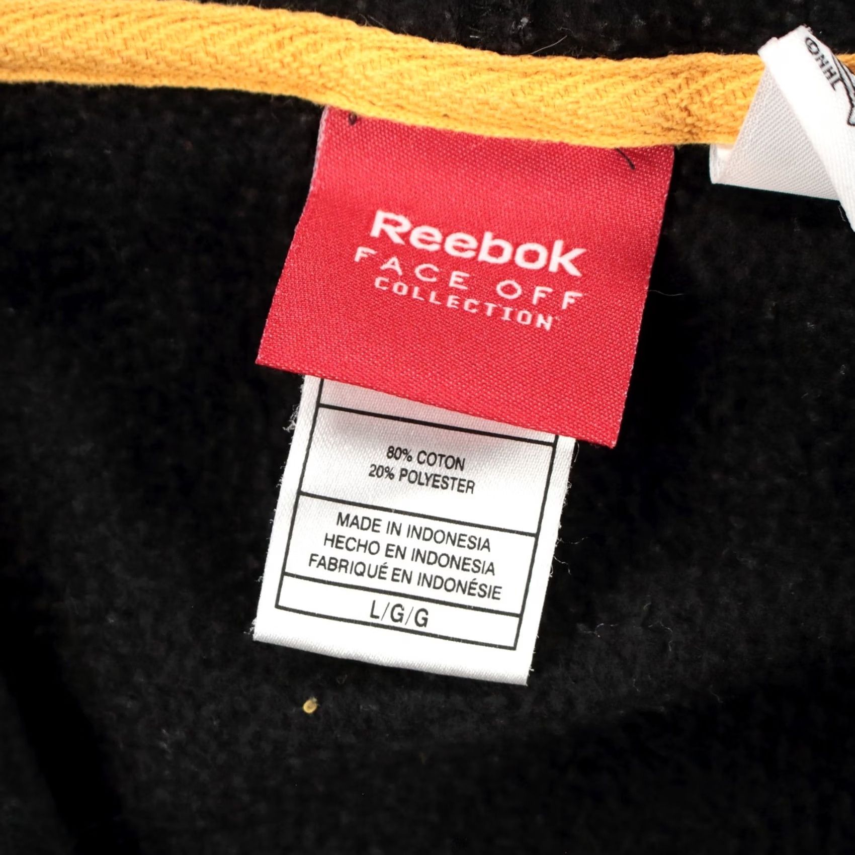 Reebok REEBOK Face Off Boston Bruins embroidered full zip hoodie sweatshirt LARGE y2k Size US L / EU 52-54 / 3 - 6 Thumbnail