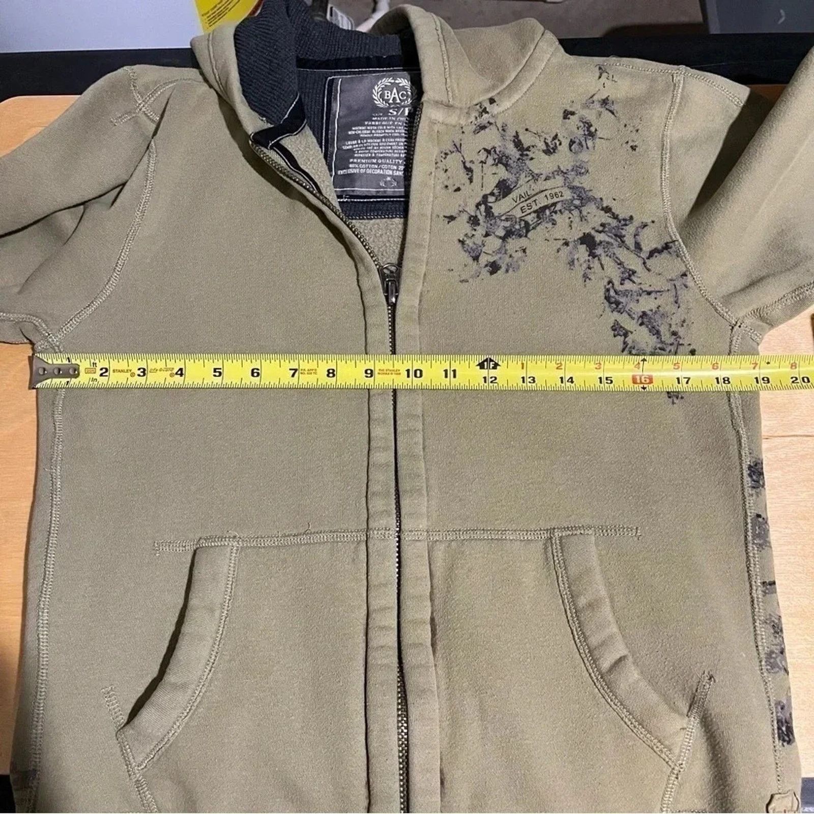 Other BAC Mountain Apparel Vail Colorado Zip Hoodie Sweatshirt Size US S / EU 44-46 / 1 - 7 Thumbnail