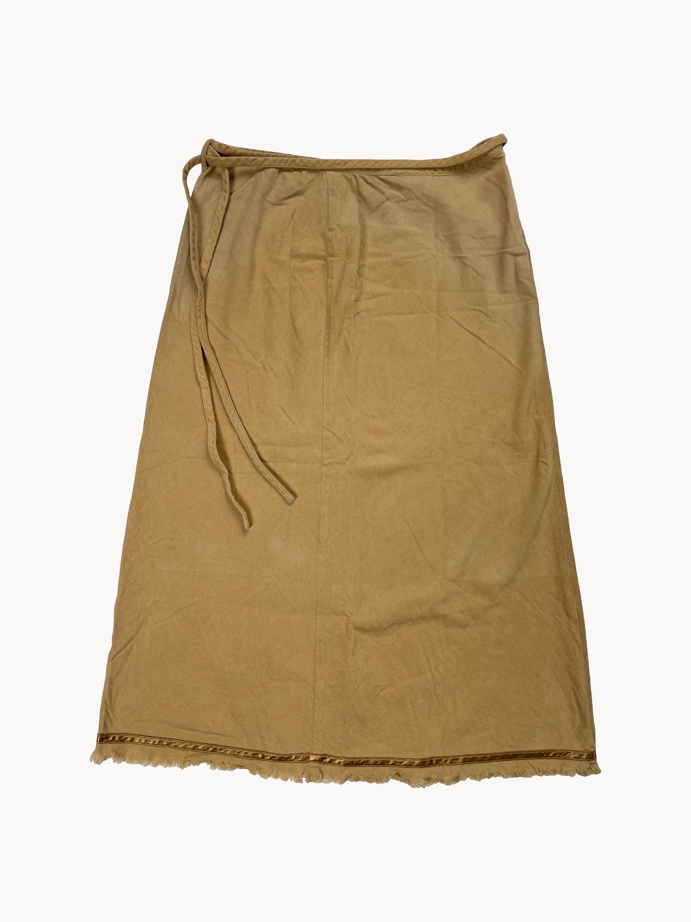 Diesel Vintage Y2K Diesel Industrial Column Drawstring Maxi Skirt Size 28" / US 6 / IT 42 - 3 Thumbnail