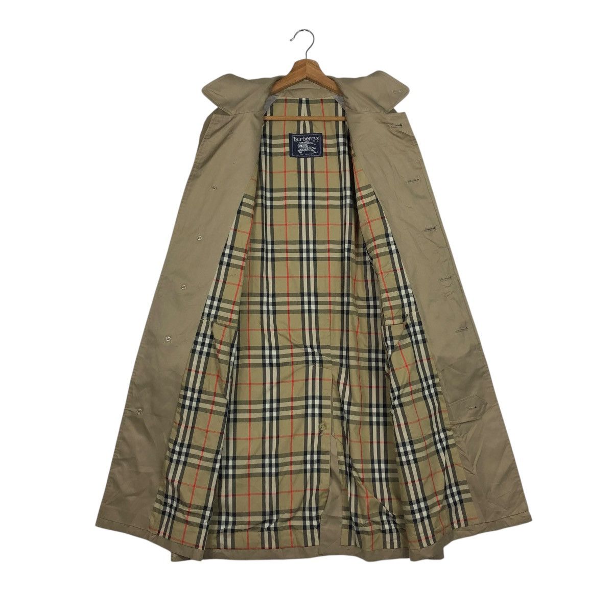 Burberry 🔥VINTAGE BURBERRYS LONDON LONG JACKET NOVA CHECK BLANKET Size US M / EU 48-50 / 2 - 16 Thumbnail