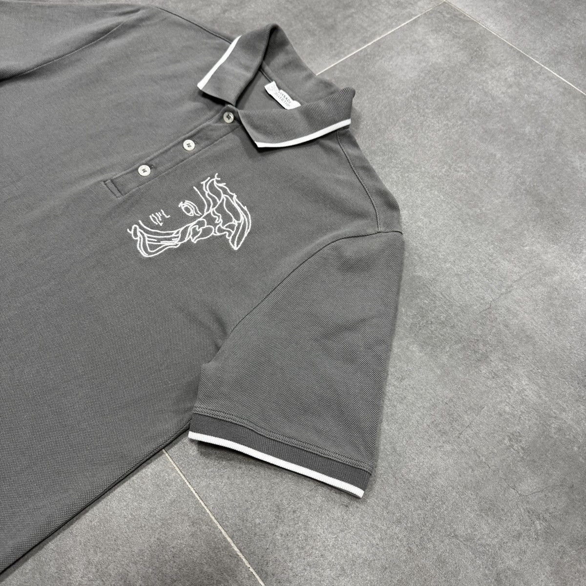 Versace Versace Collection Embroidered Medusa Head Logo Polo Slim Size US M / EU 48-50 / 2 - 7 Thumbnail