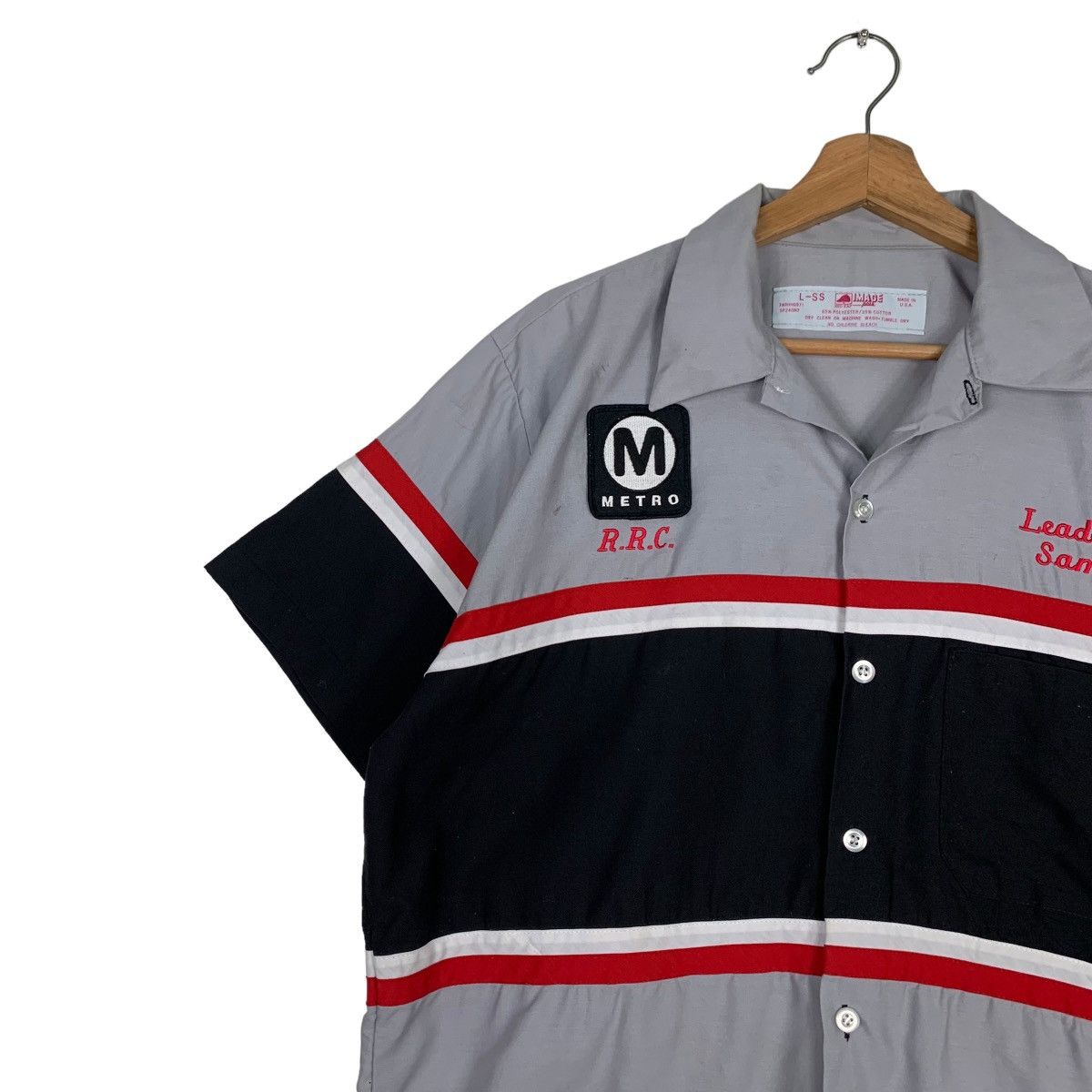 Red Kap RED KAP Made In Usa Colorblock Work Shirt #0354-C16 Size US L / EU 52-54 / 3 - 7 Thumbnail