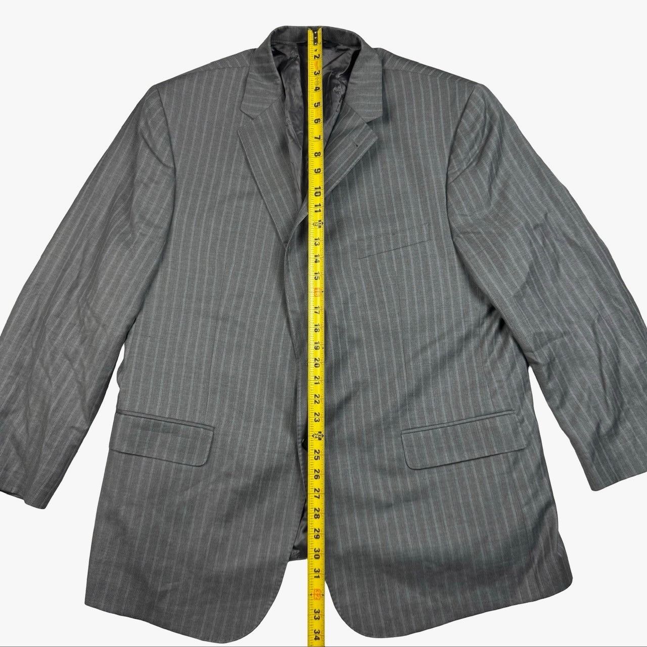 Jos. A. Bank Jos A Bank Men's Cotton Wool Tailored Fit 2-Button Blazer Gr Size 48R - 7 Thumbnail