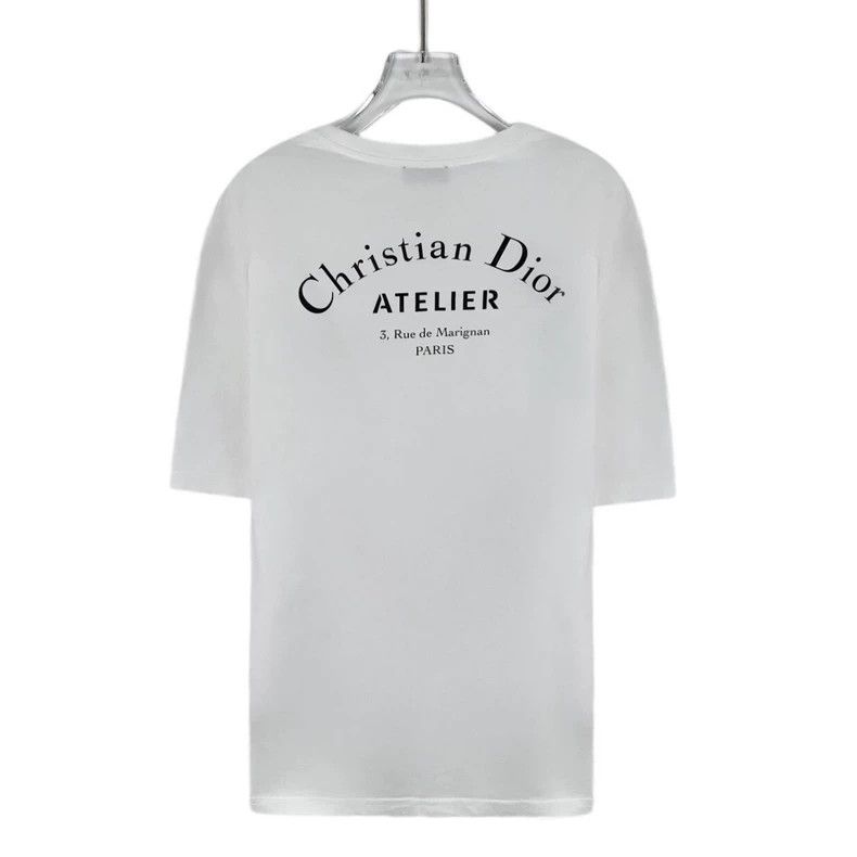 Dior Dior White logo letter print cotton round-neck short-sleev Size US XS / EU 42 / 0 - 2 Thumbnail