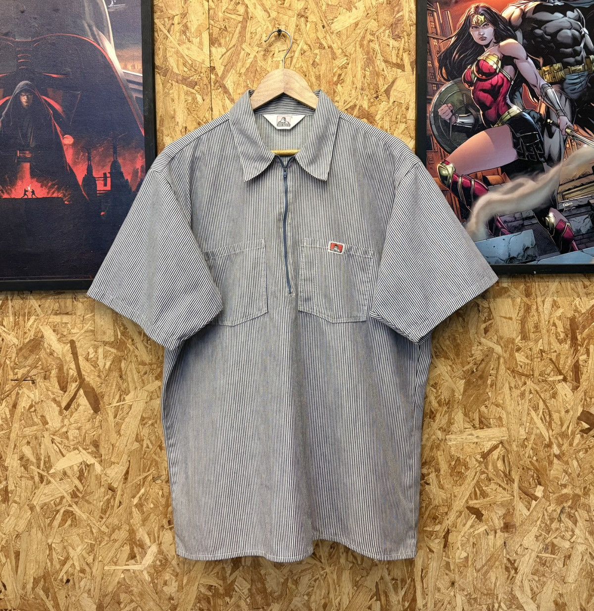 Ben Davis Vintage Ben Davis Hikori Halfzipper 🔥 (Talon) Size US L / EU 52-54 / 3 - 3 Thumbnail