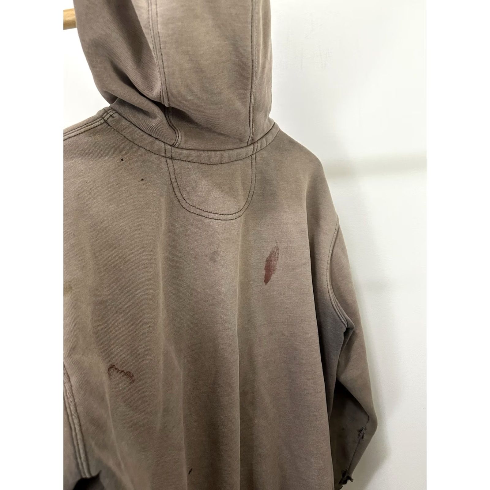 Carhartt VTG Carhartt Gradient Sun Faded Ghost Pocket WIP Work Hoodie Sweatshirt M Shirt? Size US M / EU 48-50 / 2 - 5 Thumbnail
