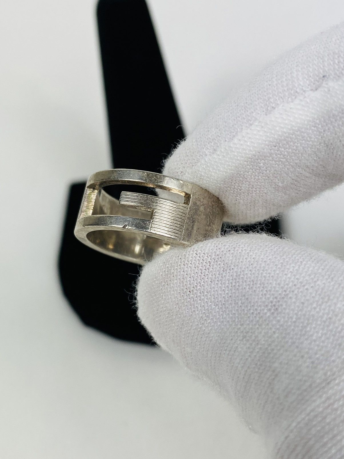 Gucci Gucci .925 Silver G Ring Size IT 8 Size ONE SIZE - 3 Thumbnail