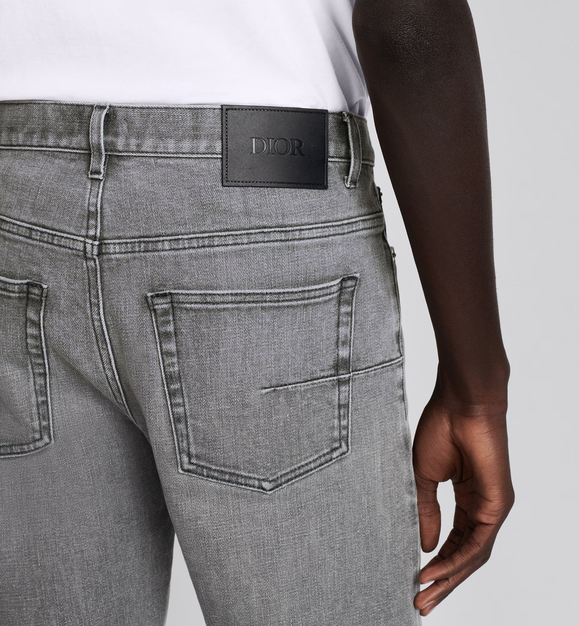 o1w1db10324 Slim Fit Jeans in Gray