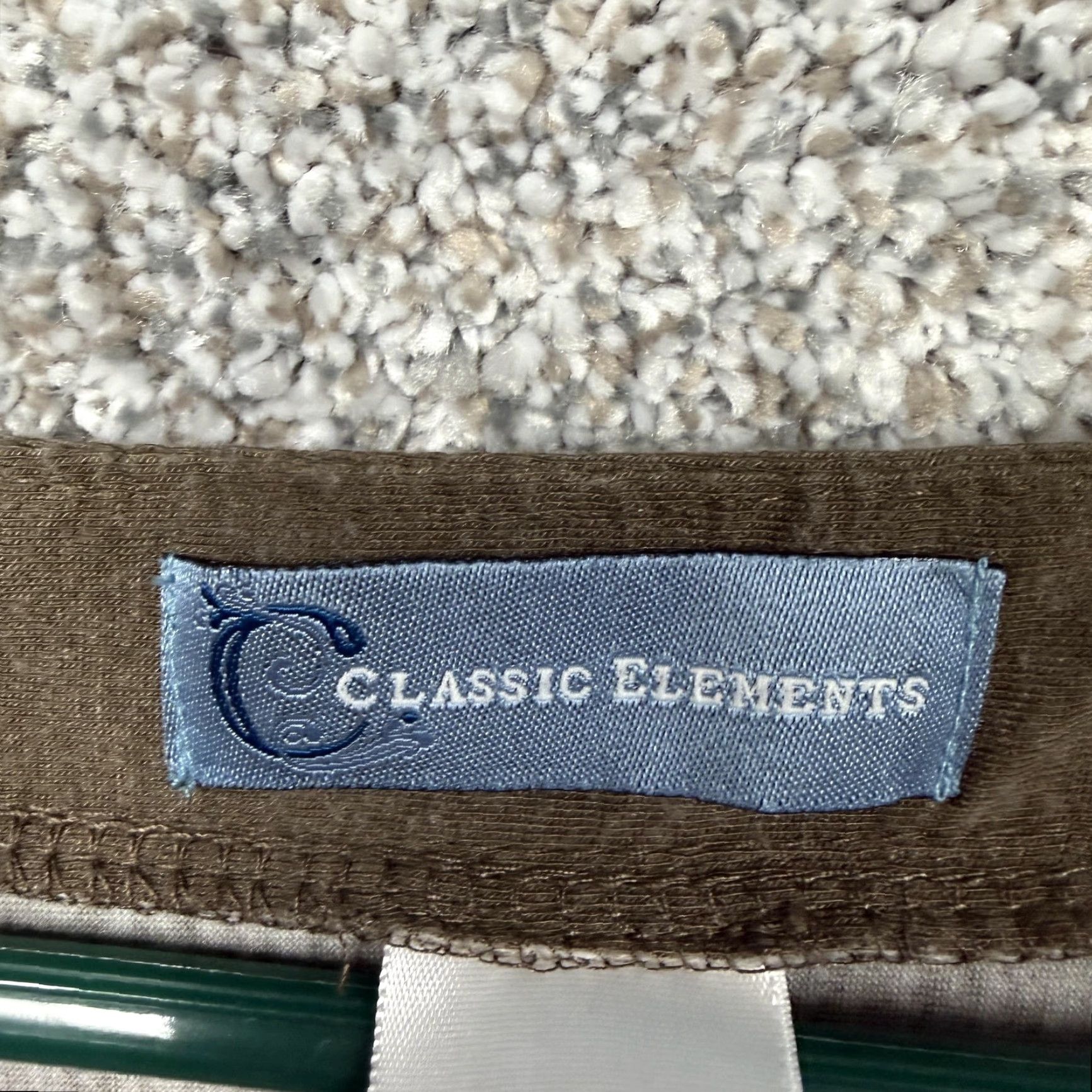 Vintage Classic Elements Womens Tunic Blouse M Brown Floral Pleated Boho Bohemian Fall Spring Casual Knit Shirt Tee Top Size M / US 6-8 / IT 42-44 - 5 Thumbnail