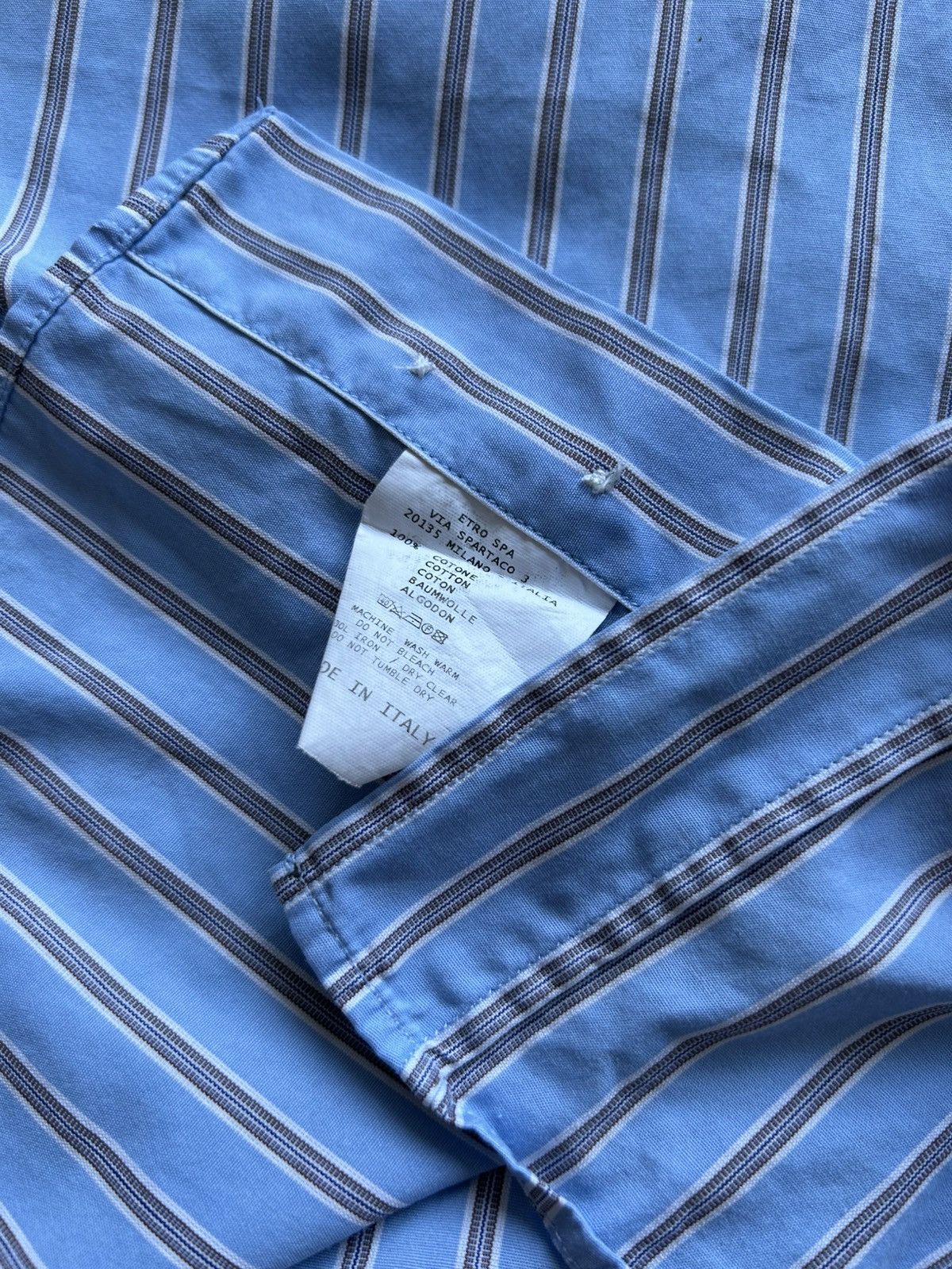 Etro Shirt Etro vintage small logo Size US S / EU 44-46 / 1 - 2 Thumbnail