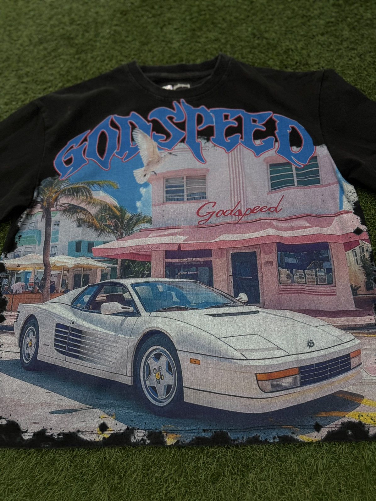 Godspeed Godspeed Black Miami Car Tee Shirt Size Small (NEW) Size US S / EU 44-46 / 1 - 3 Thumbnail