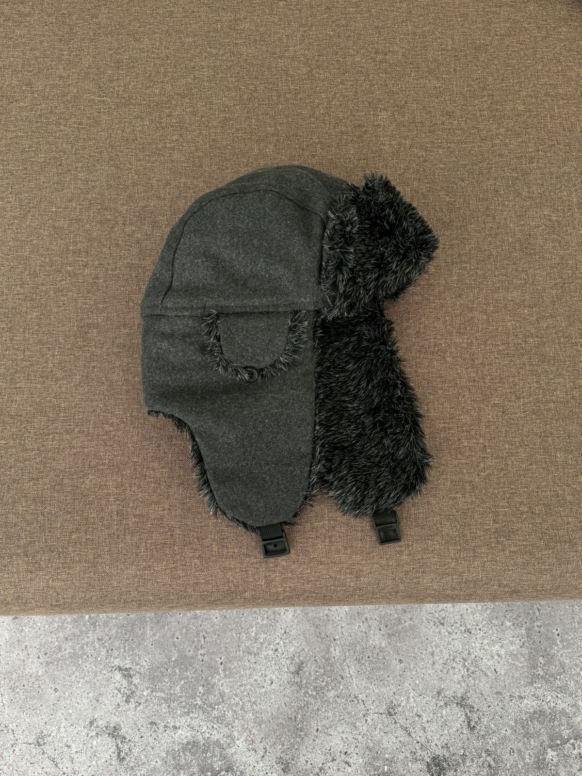 Japanese Brand × Vintage Vintage Y2K fuzzy fur ushanka hat punk Japanese Size ONE SIZE - 1 Thumbnail