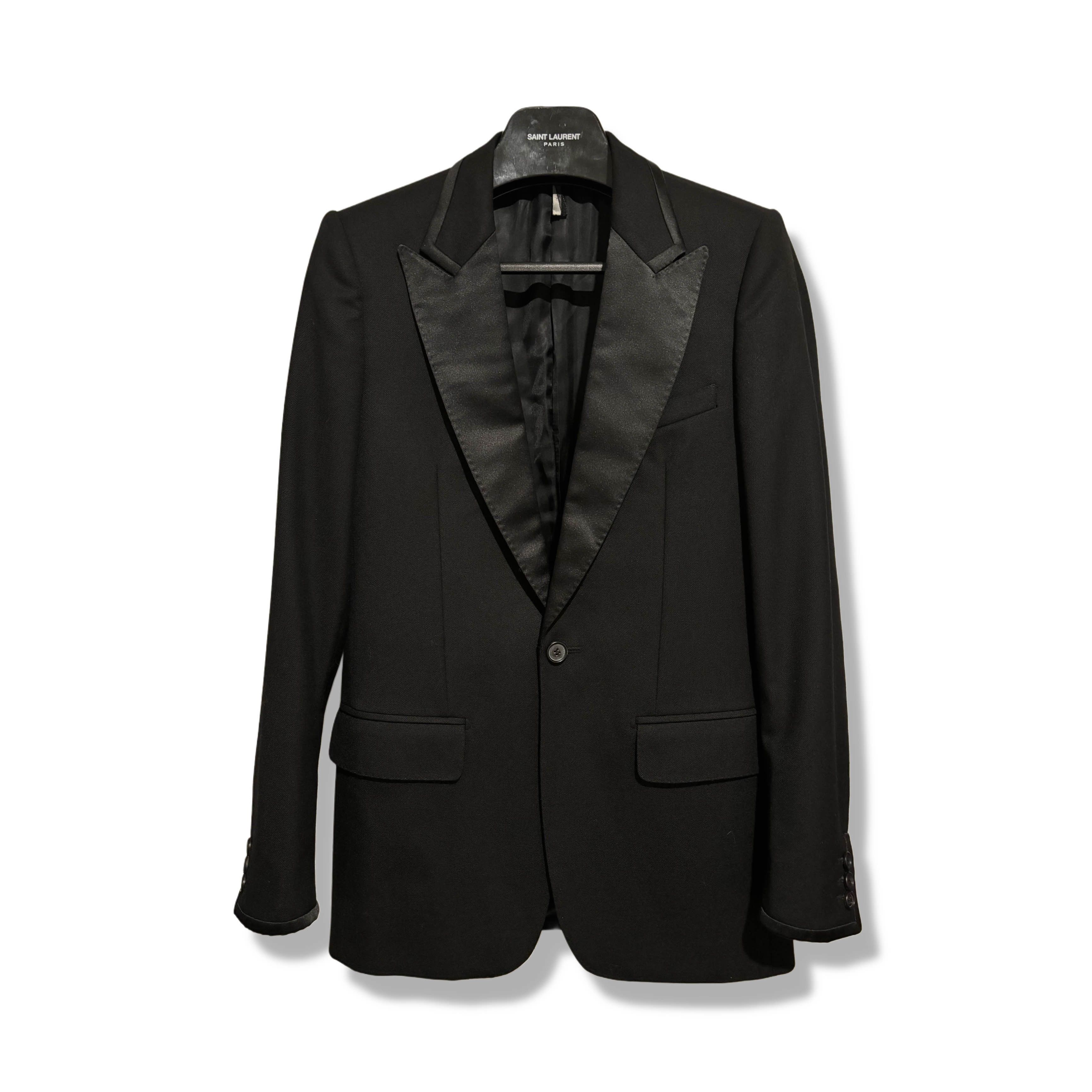 ジャケット・アウター DIOR HOMME TUXEDO JACKET Dior Homme Tuxedo Jacket - Size 52 IT