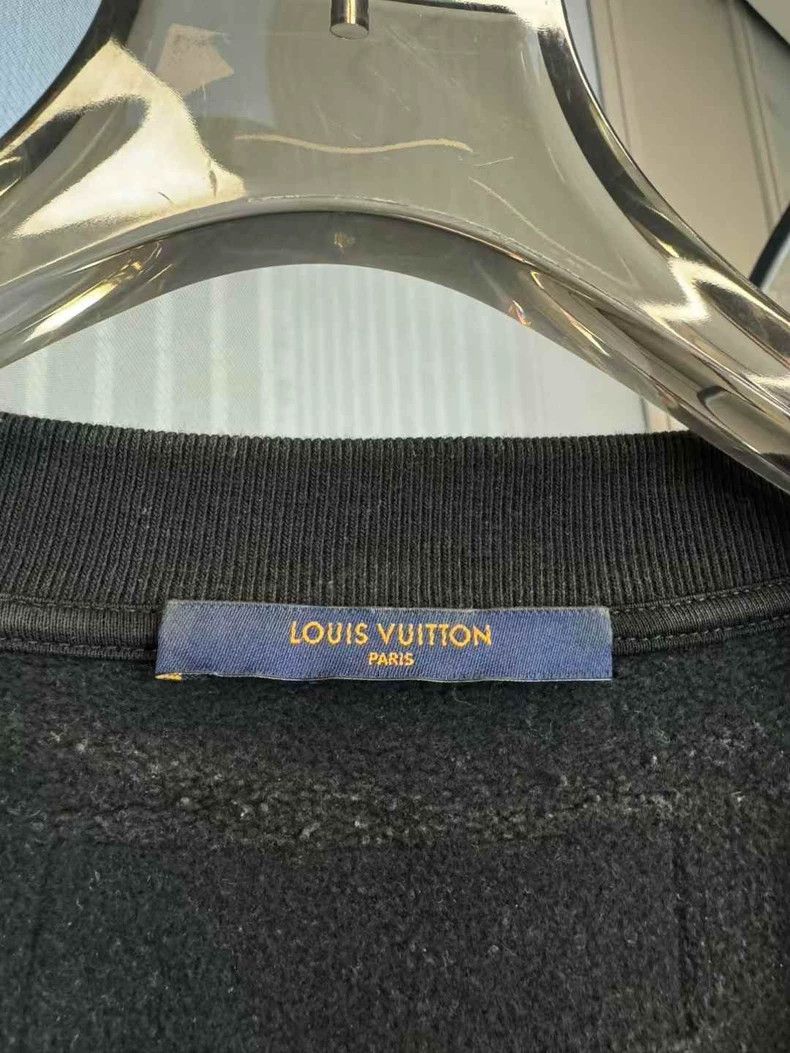 Louis Vuitton Louis Vuitton Black embroidered musical note full logo swea Size US XXL / EU 58 / 5 - 3 Thumbnail